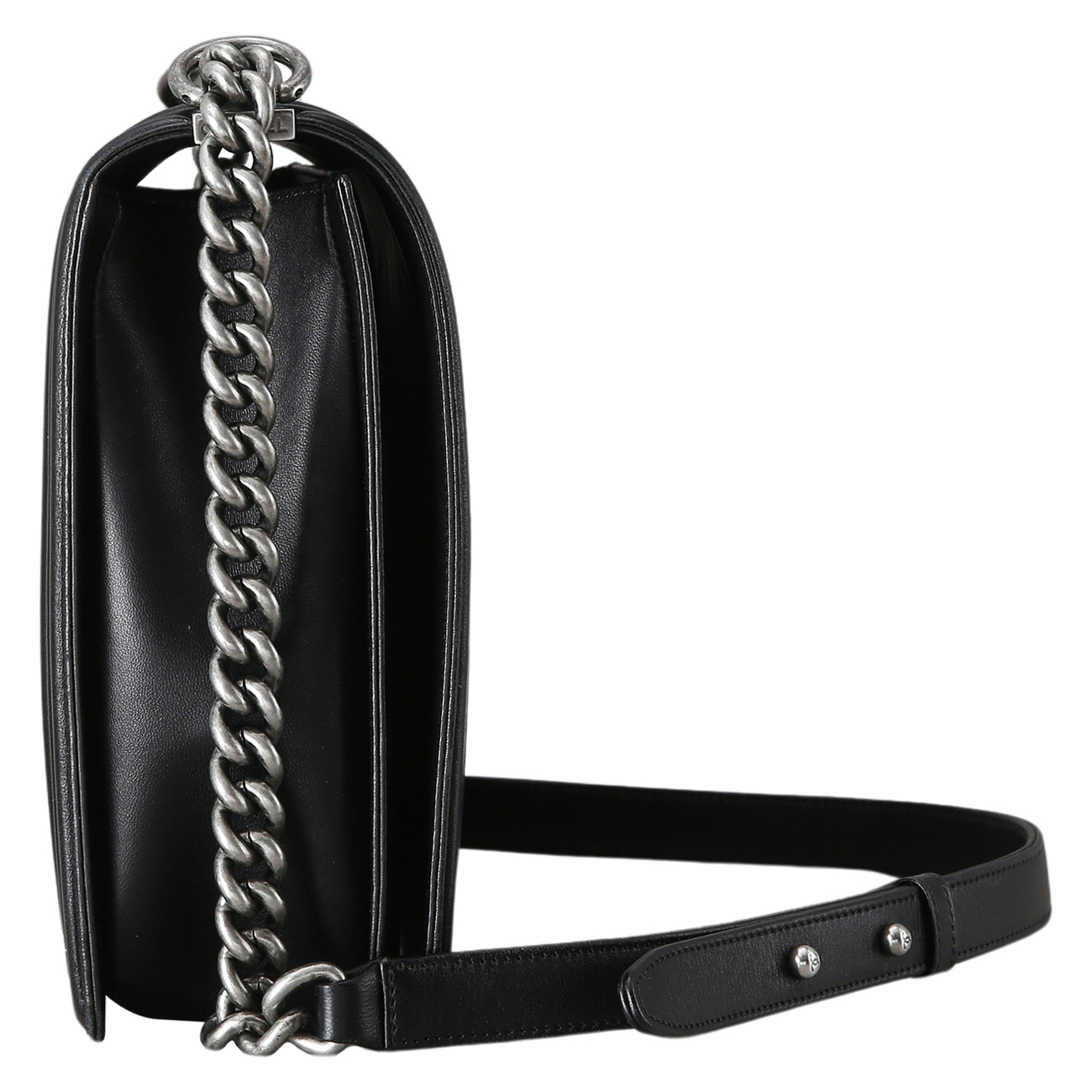 CHANEL(USED)샤넬 보이샤넬 램스킨 라지