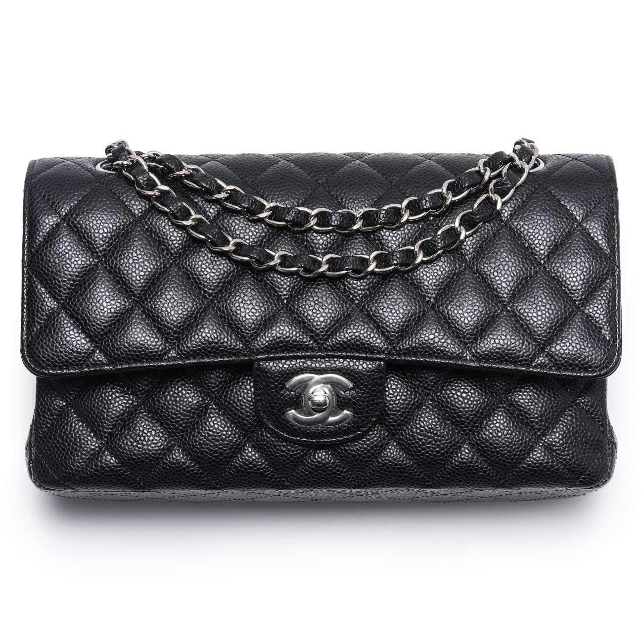 CHANEL(USED)샤넬 캐비어 클래식 미듐 플랩백