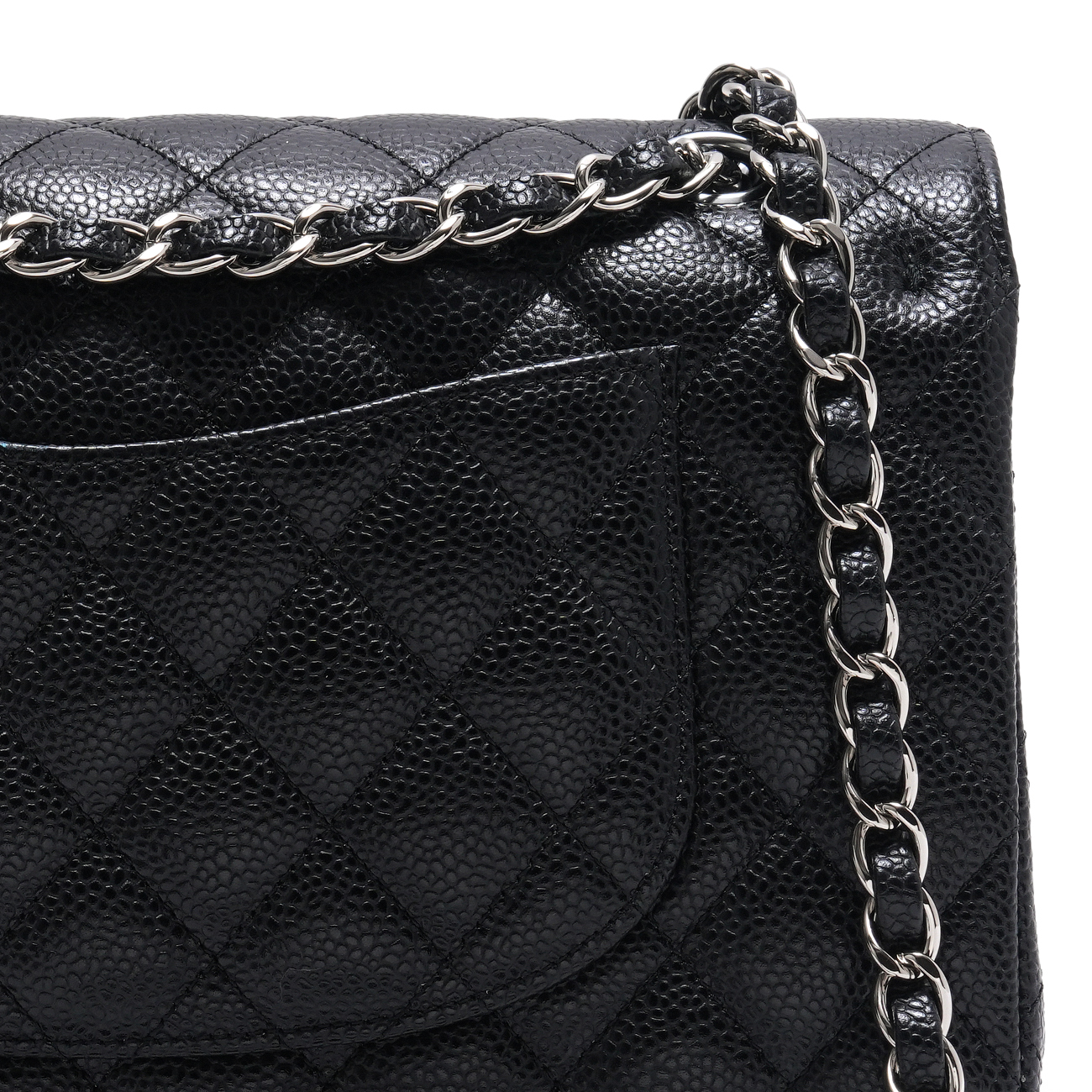 CHANEL(USED)샤넬 캐비어 클래식 미듐 플랩백