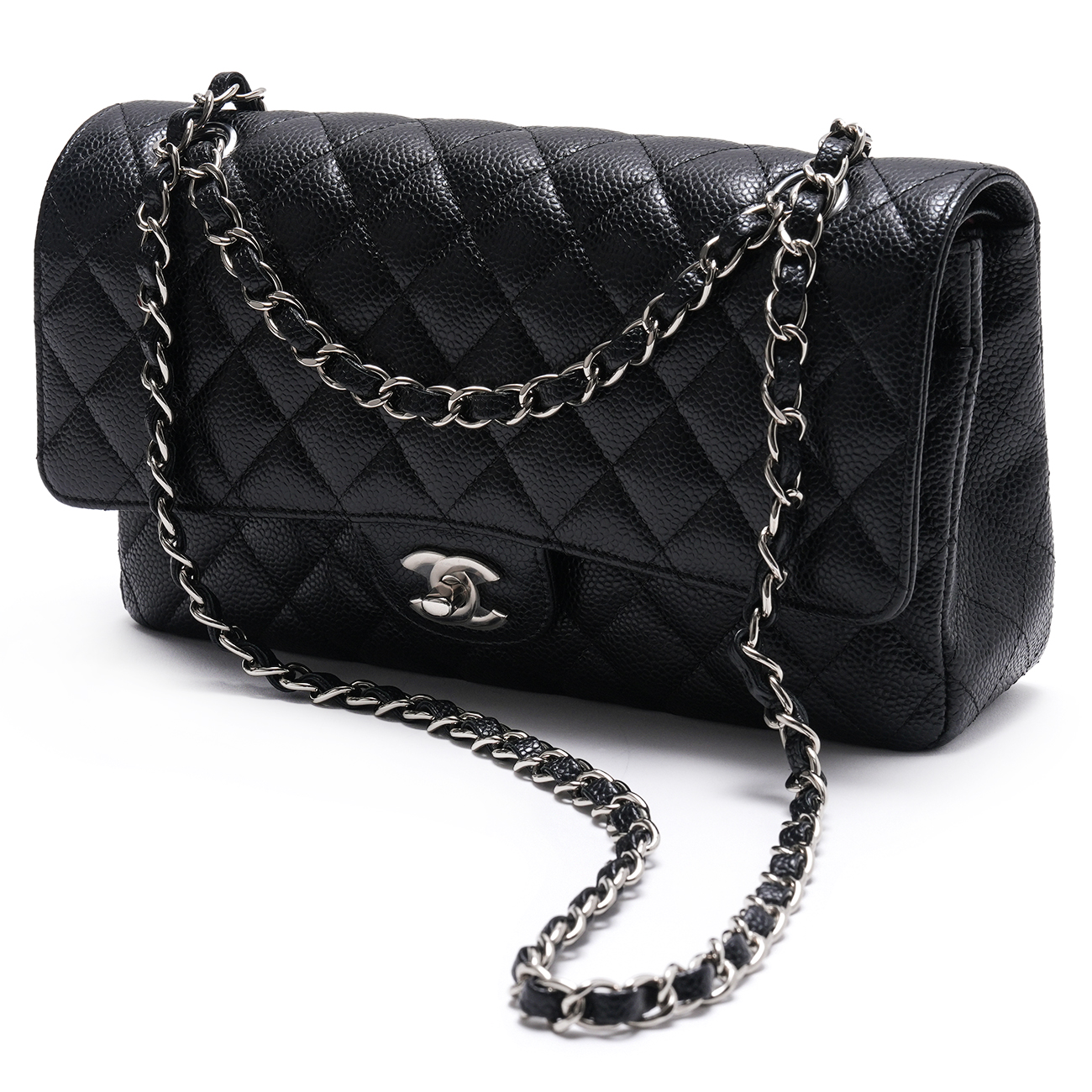 CHANEL(USED)샤넬 캐비어 클래식 미듐 플랩백