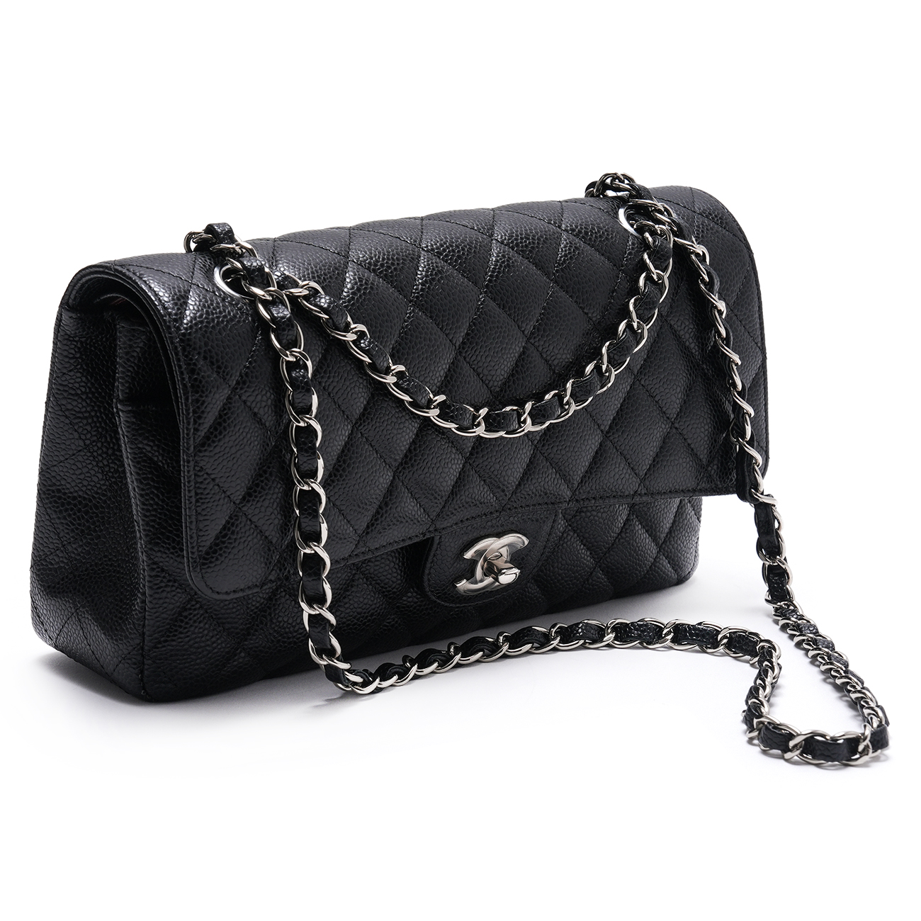 CHANEL(USED)샤넬 캐비어 클래식 미듐 플랩백