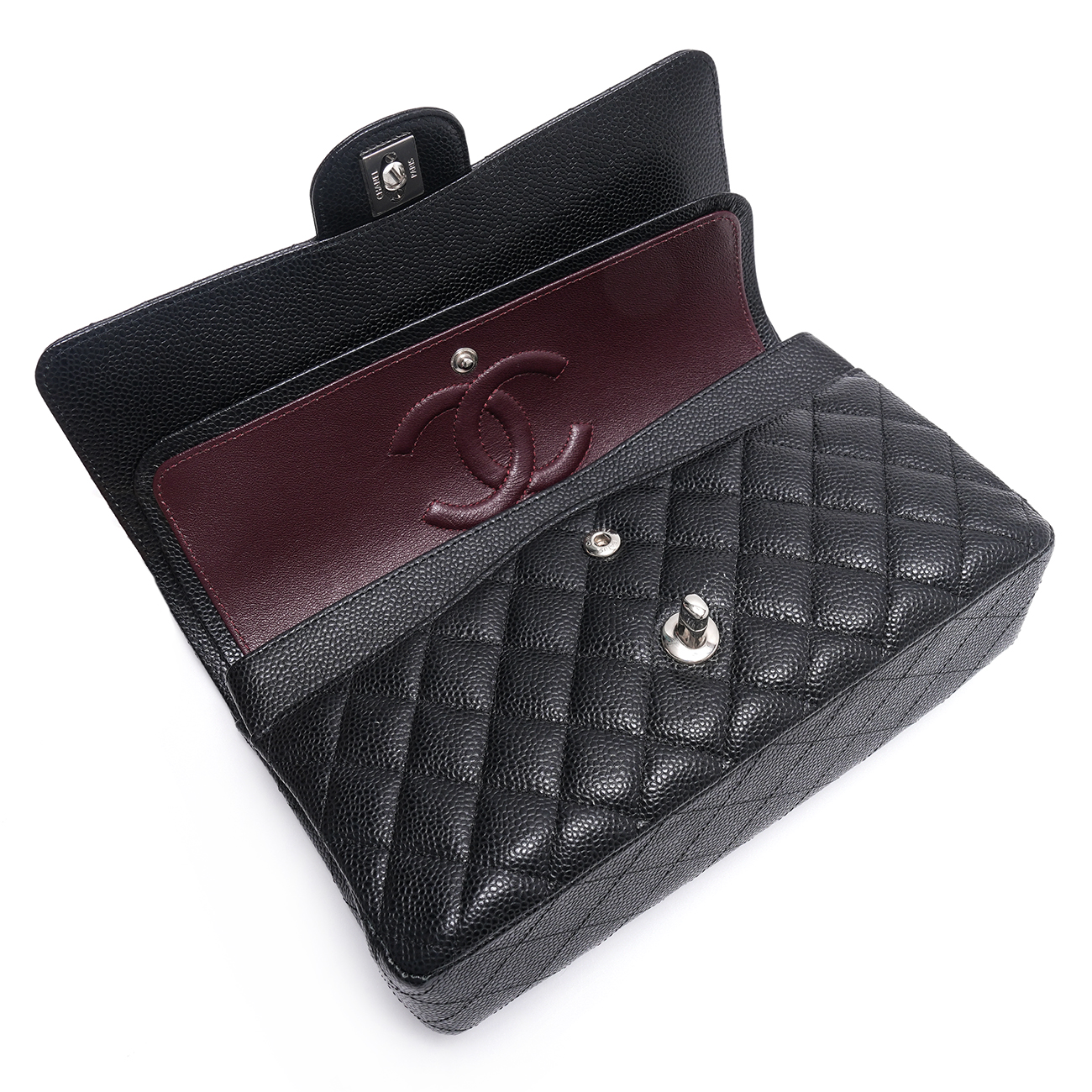 CHANEL(USED)샤넬 캐비어 클래식 미듐 플랩백