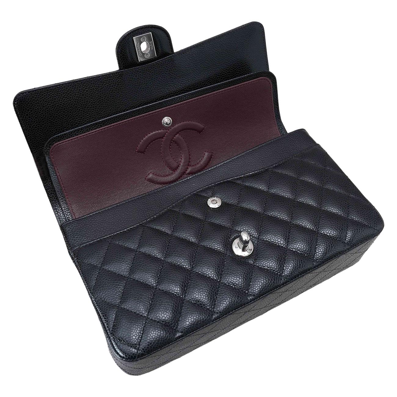 CHANEL(USED)샤넬 캐비어 클래식 미듐 플랩백