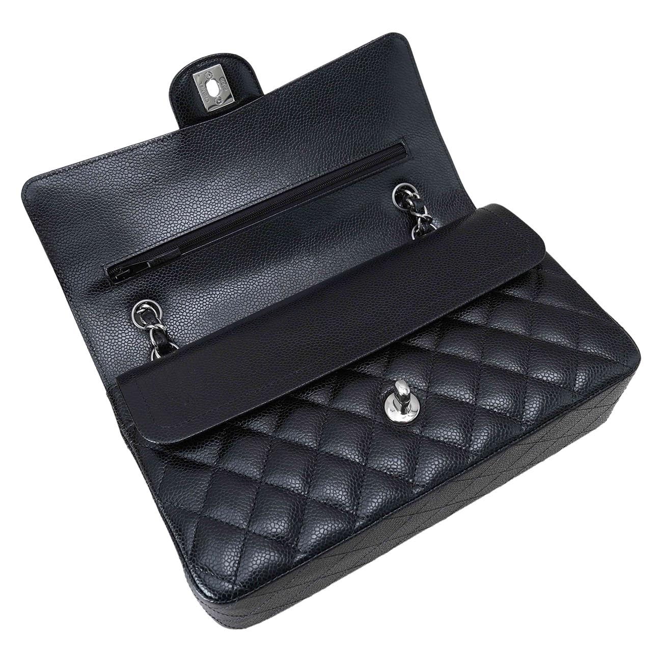 CHANEL(USED)샤넬 캐비어 클래식 미듐 플랩백