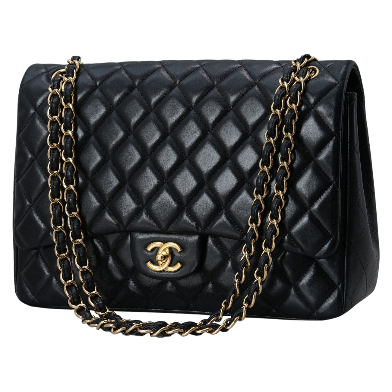 CHANEL(USED)샤넬 램스킨 클래식 맥시 플랩백