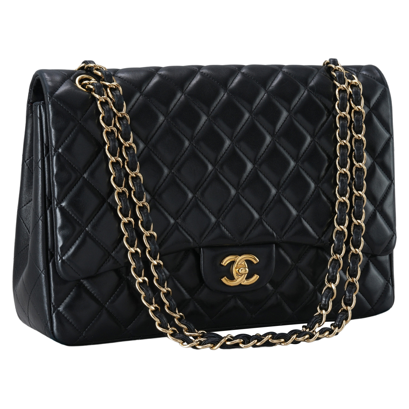 CHANEL(USED)샤넬 램스킨 클래식 맥시 플랩백