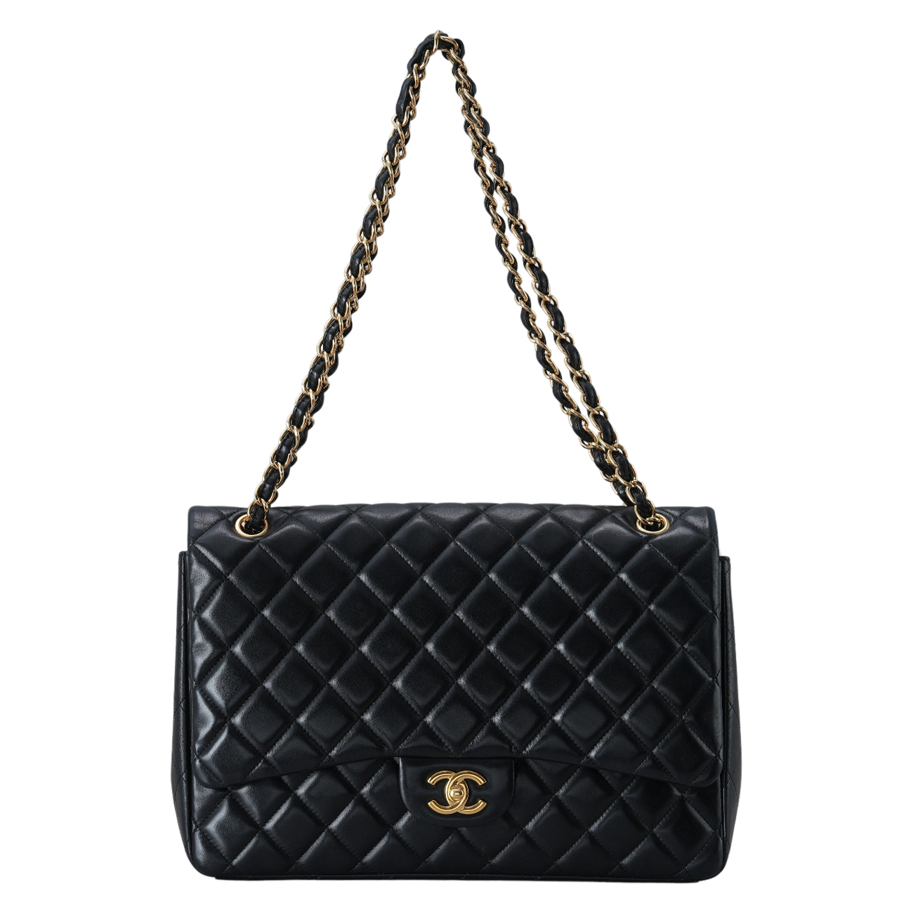 CHANEL(USED)샤넬 램스킨 클래식 맥시 플랩백