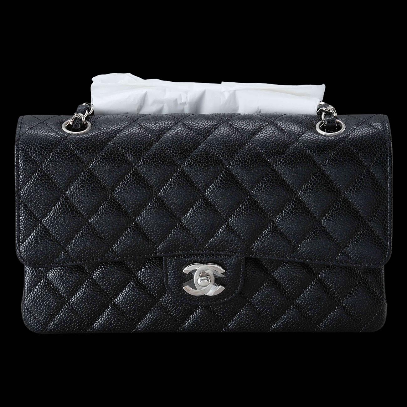 CHANEL(USED)샤넬 캐비어 클래식 미듐 플랩백