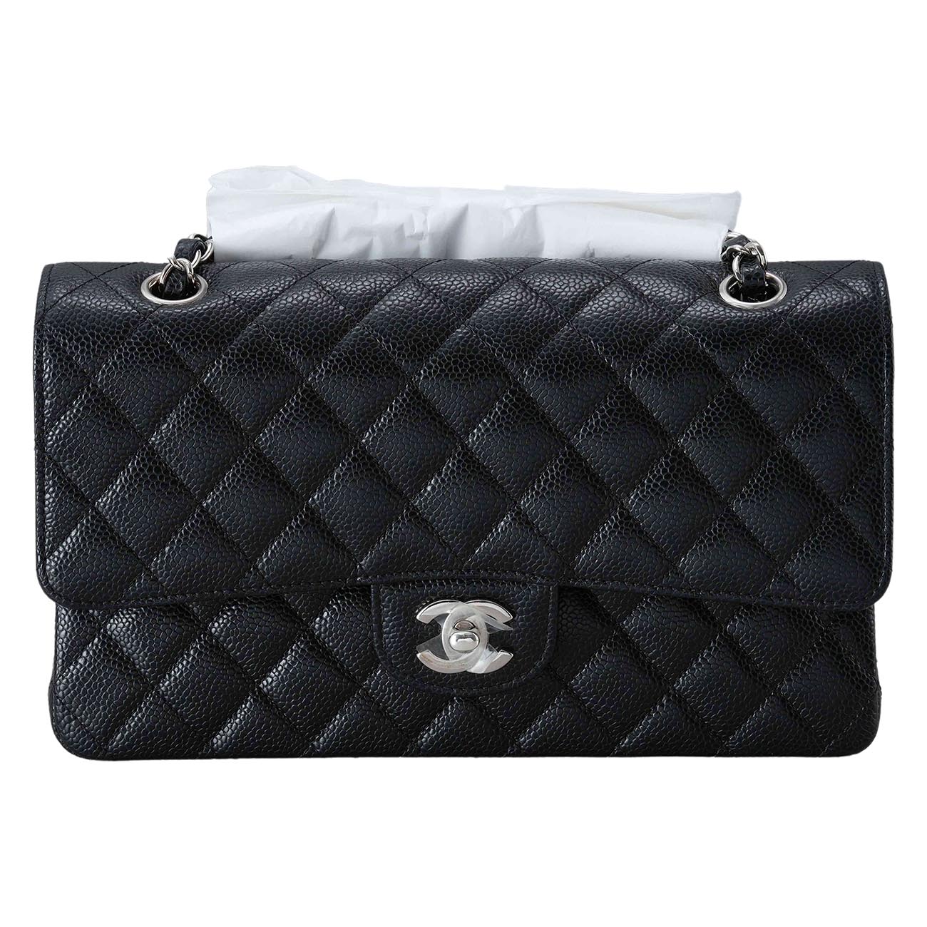 CHANEL(USED)샤넬 캐비어 클래식 미듐 플랩백