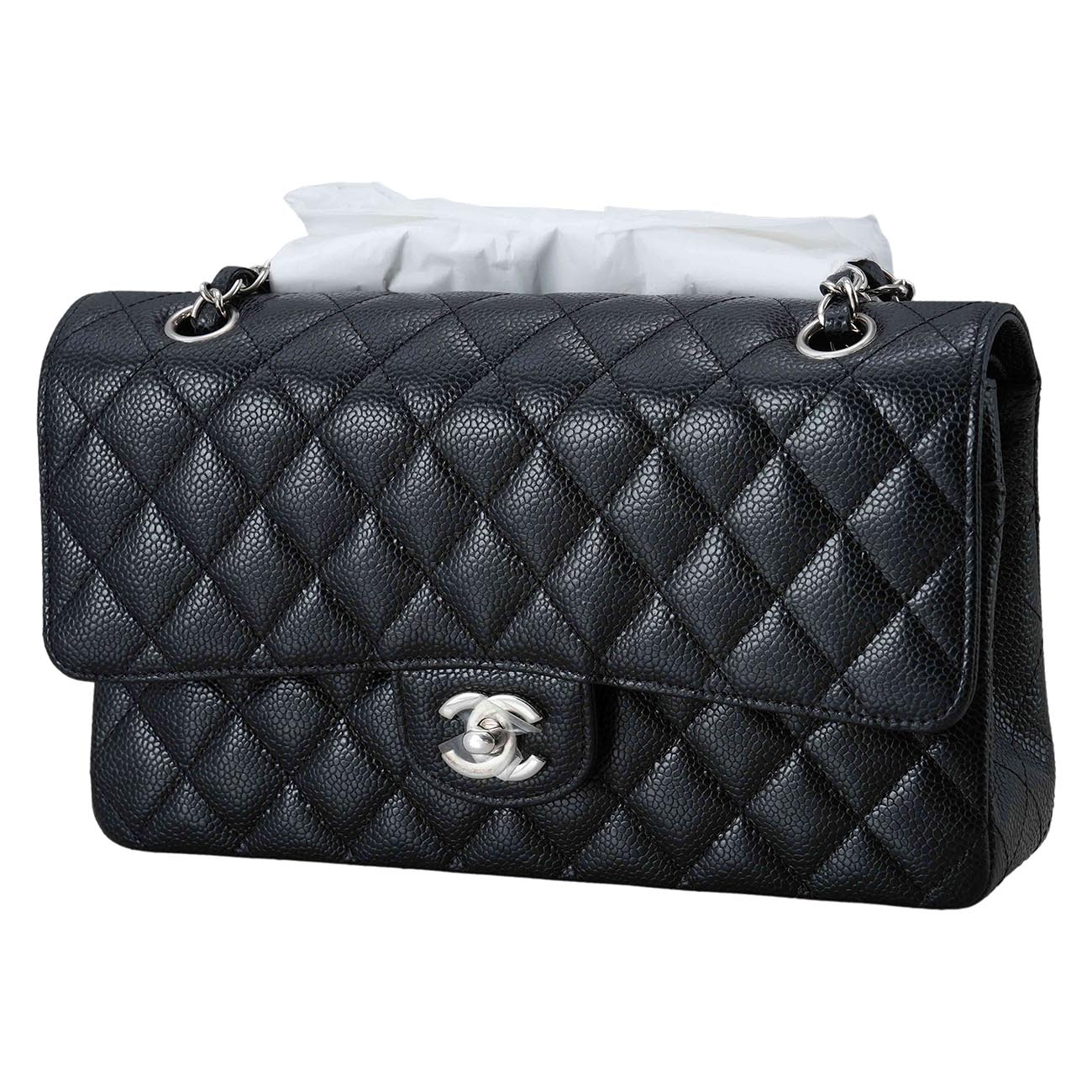 CHANEL(USED)샤넬 캐비어 클래식 미듐 플랩백