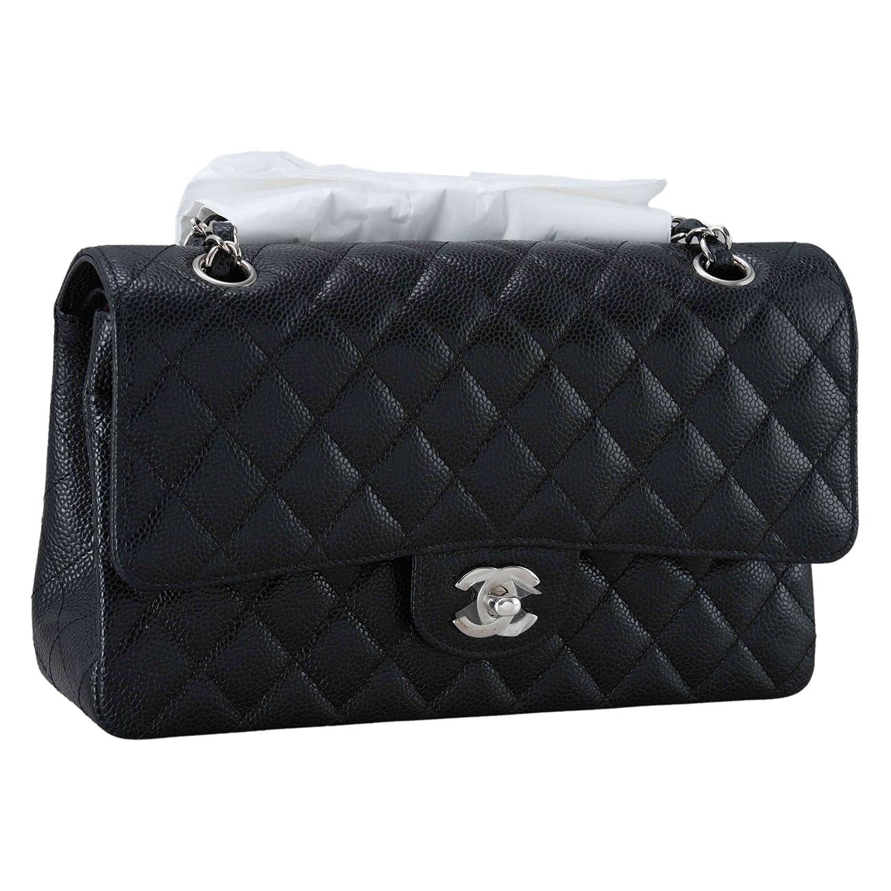 CHANEL(USED)샤넬 캐비어 클래식 미듐 플랩백