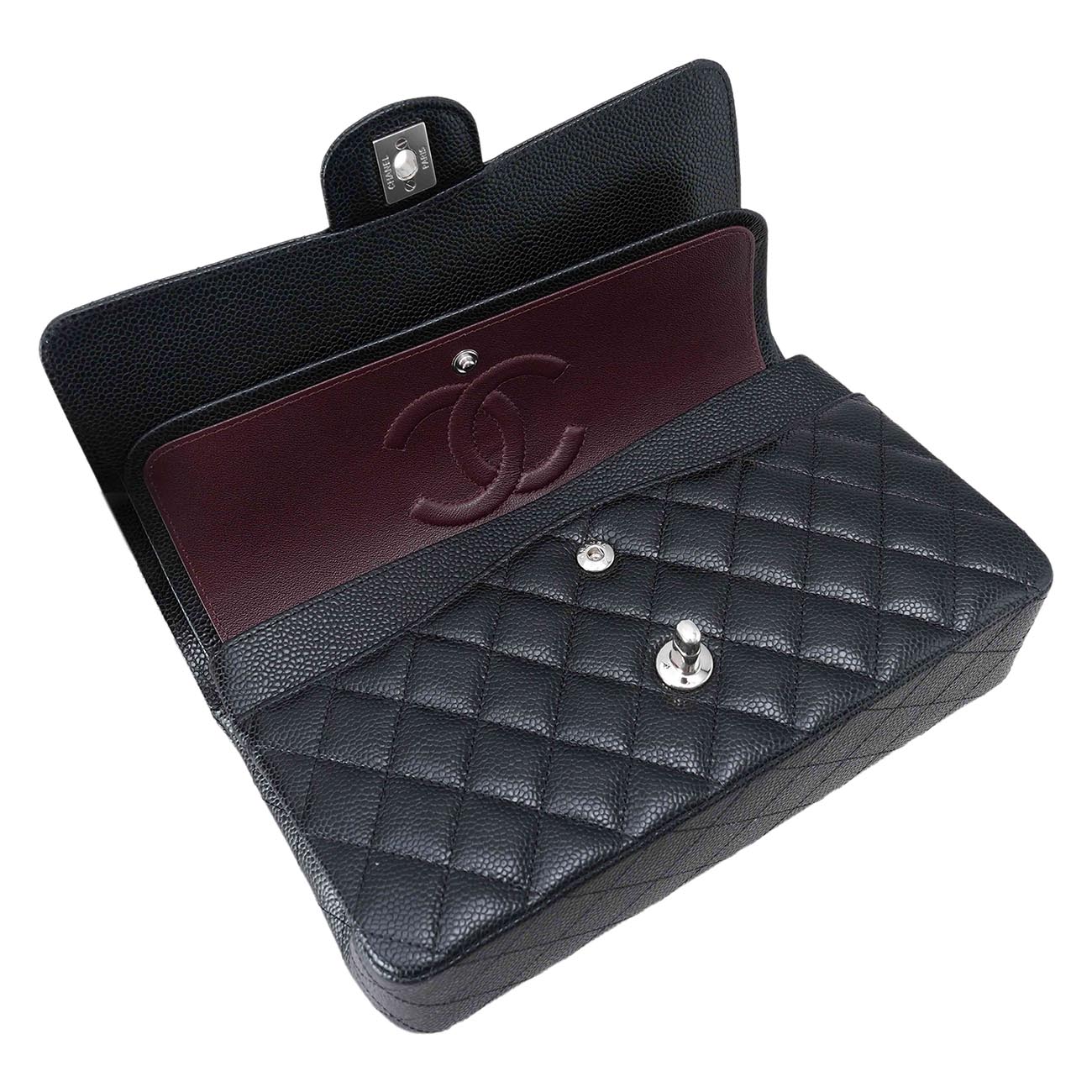 CHANEL(USED)샤넬 캐비어 클래식 미듐 플랩백