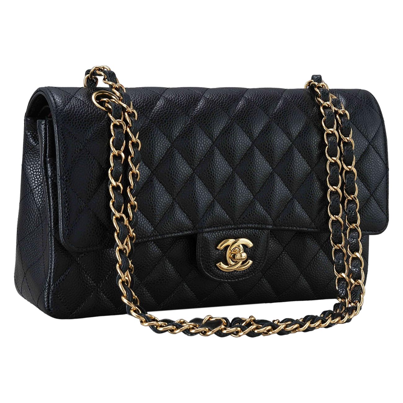 CHANEL(USED)샤넬 캐비어 클래식 미듐 플랩백
