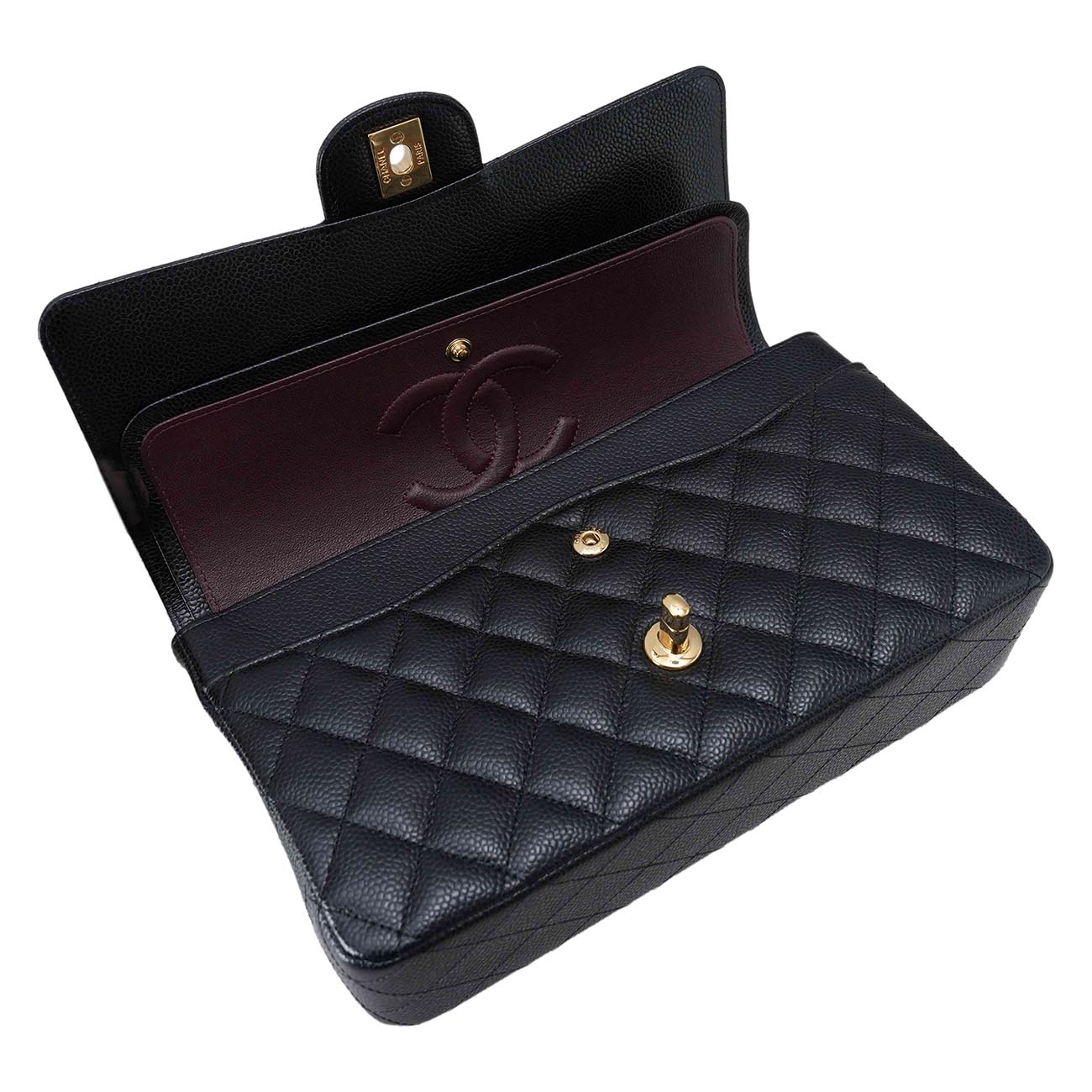 CHANEL(USED)샤넬 캐비어 클래식 미듐 플랩백