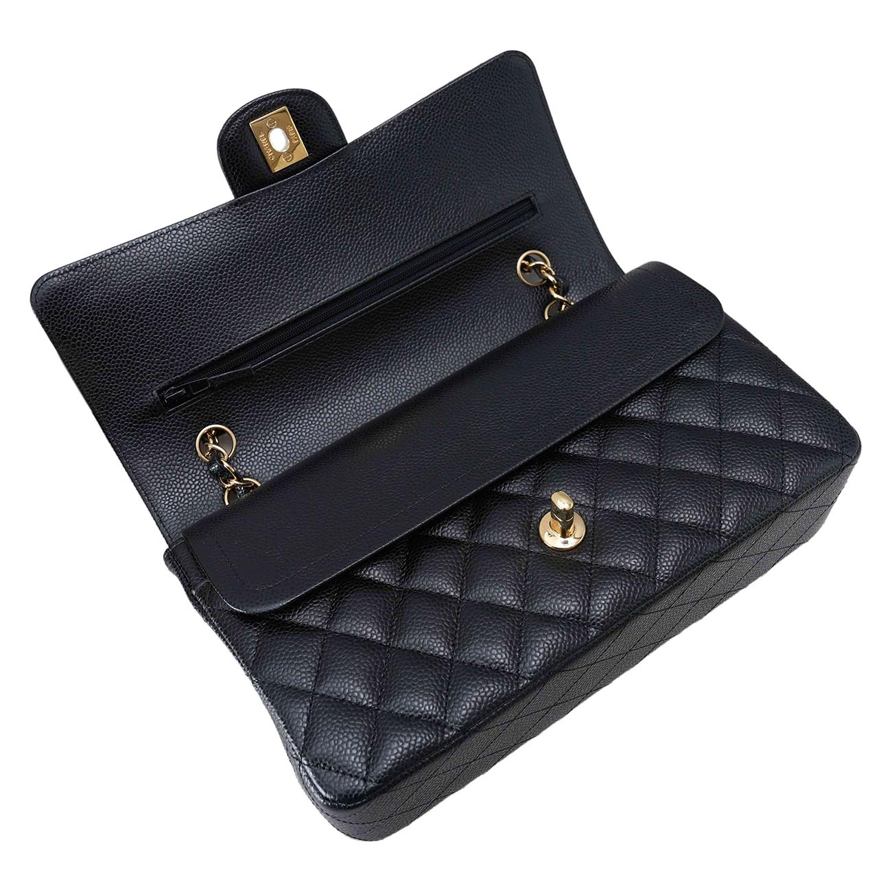 CHANEL(USED)샤넬 캐비어 클래식 미듐 플랩백