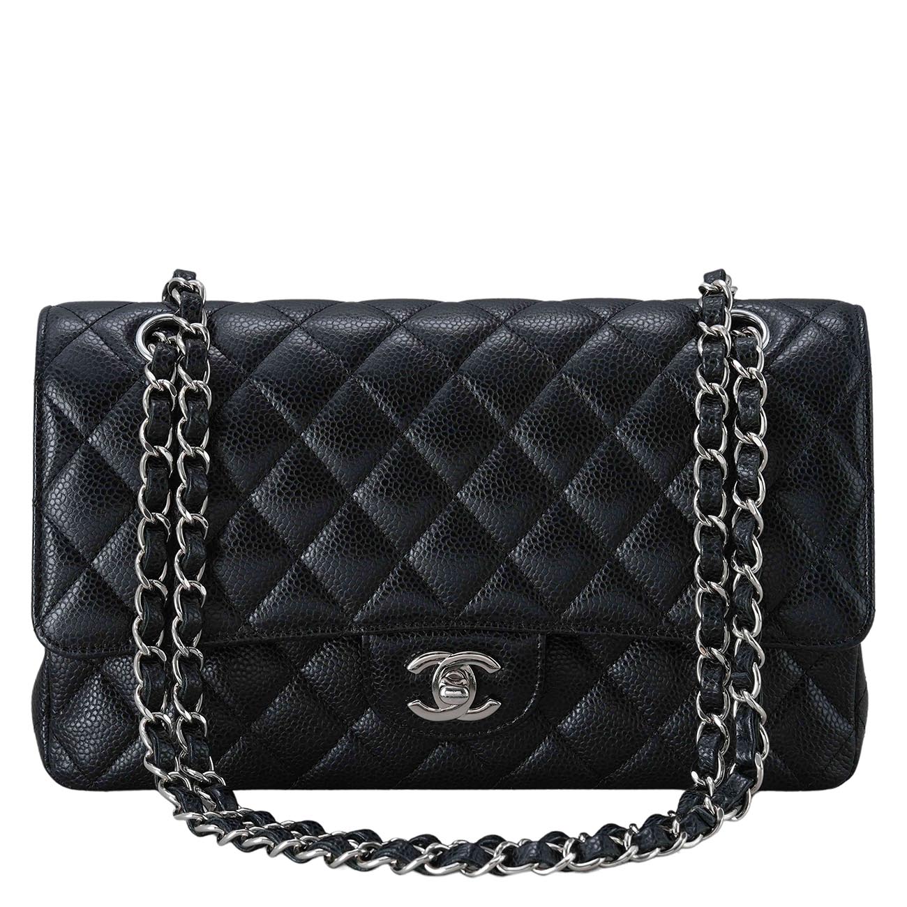 CHANEL(USED)샤넬 캐비어 클래식 미듐 플랩백