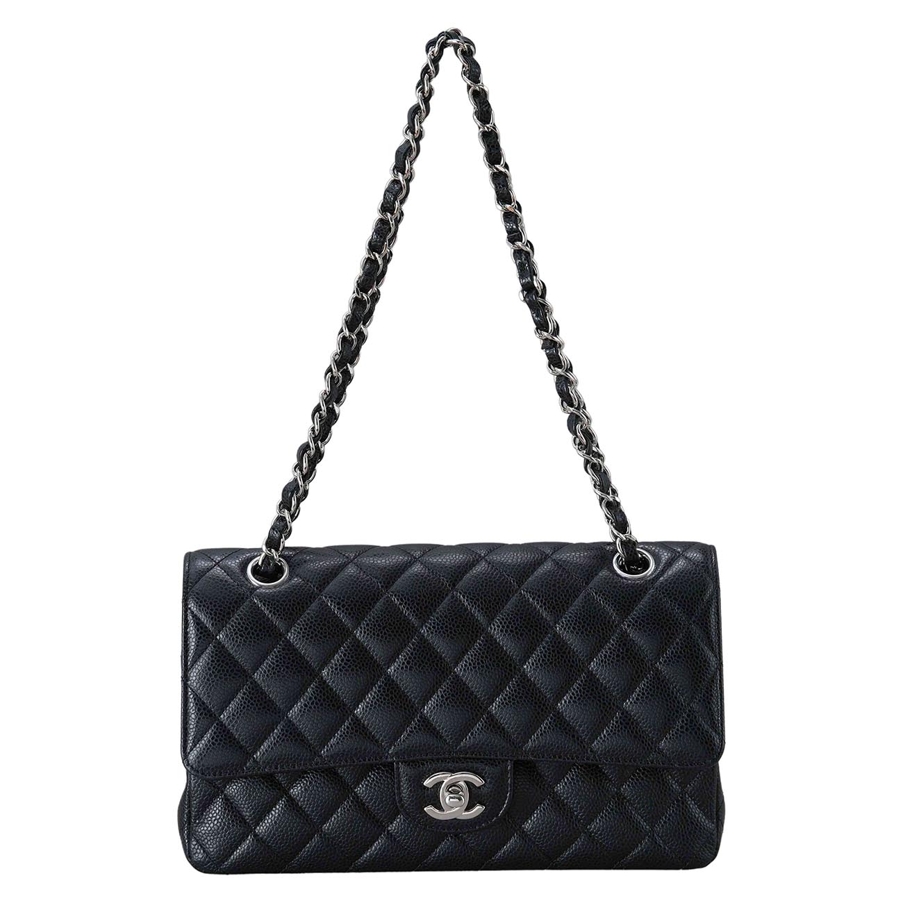 CHANEL(USED)샤넬 캐비어 클래식 미듐 플랩백