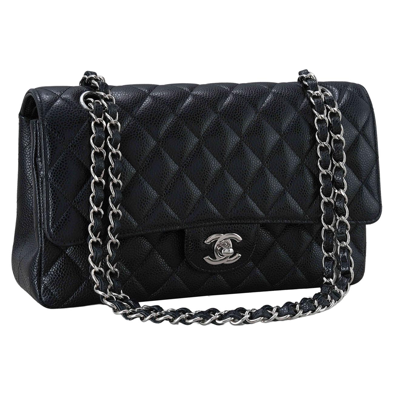 CHANEL(USED)샤넬 캐비어 클래식 미듐 플랩백
