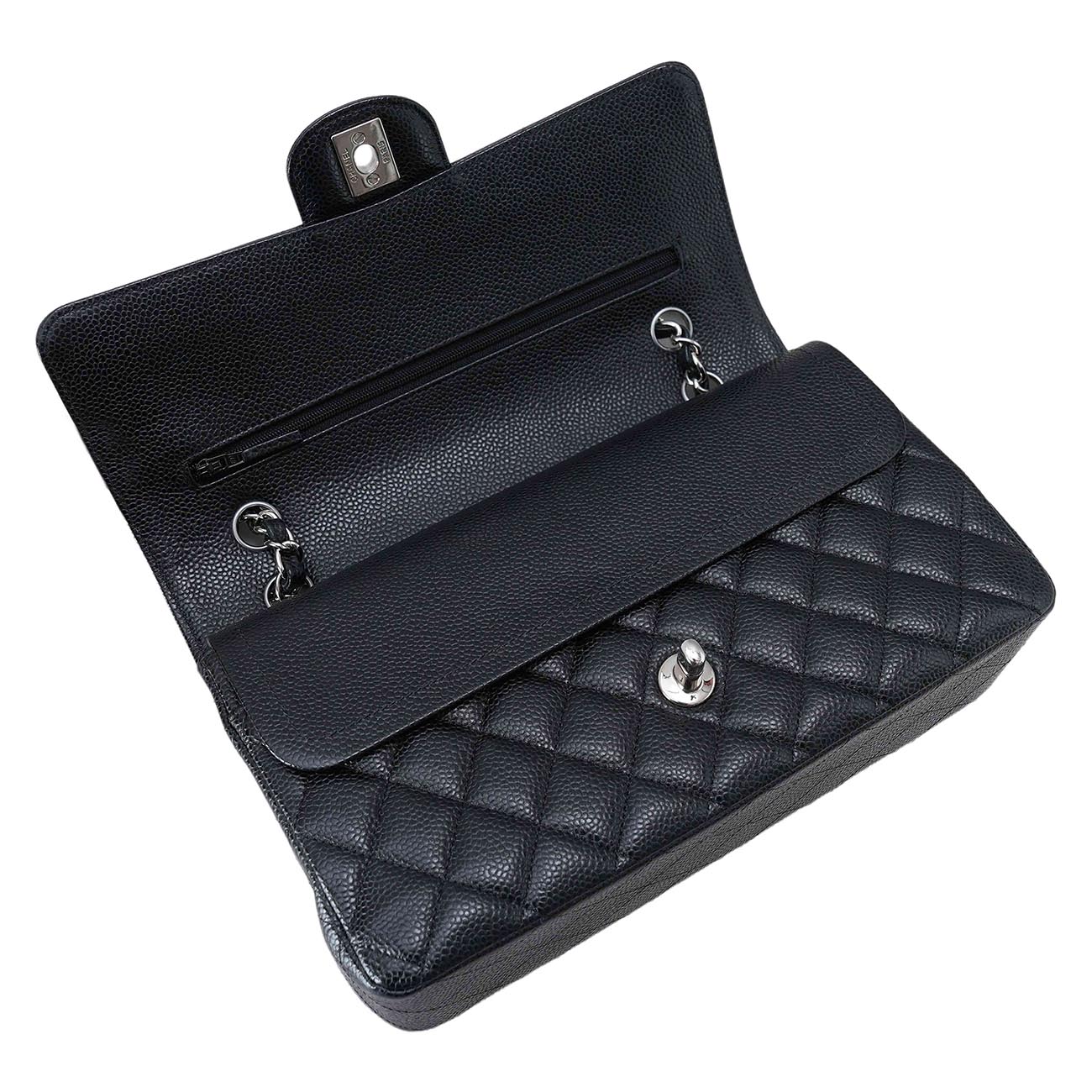 CHANEL(USED)샤넬 캐비어 클래식 미듐 플랩백