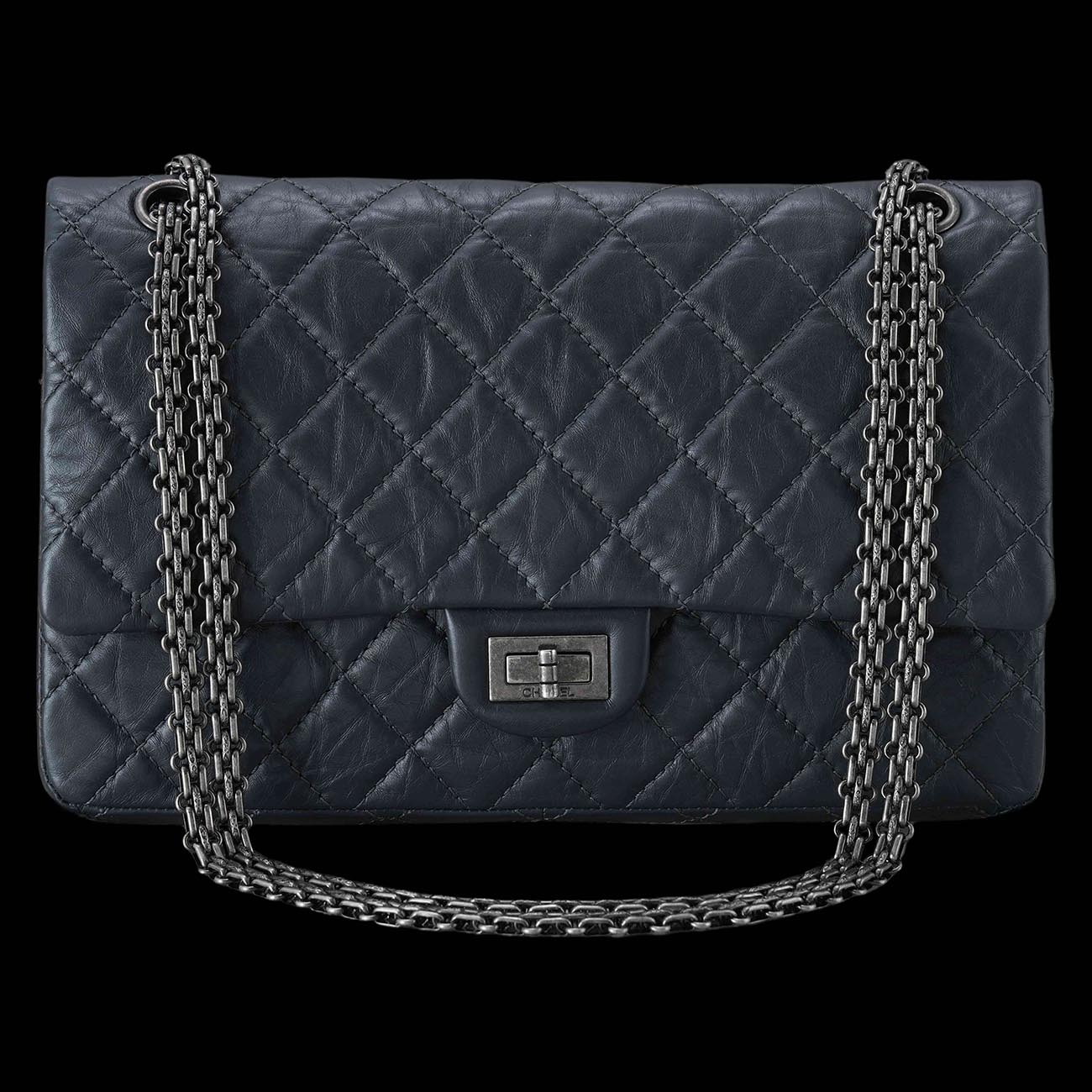 CHANEL(USED)샤넬 2.55 빈티지 미듐28 플랩백
