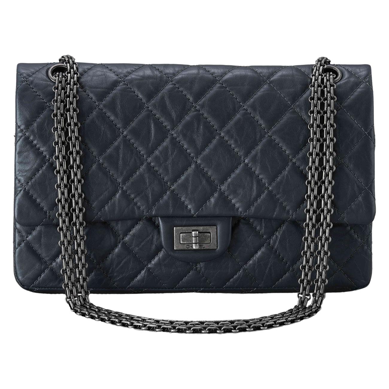 CHANEL(USED)샤넬 2.55 빈티지 미듐28 플랩백