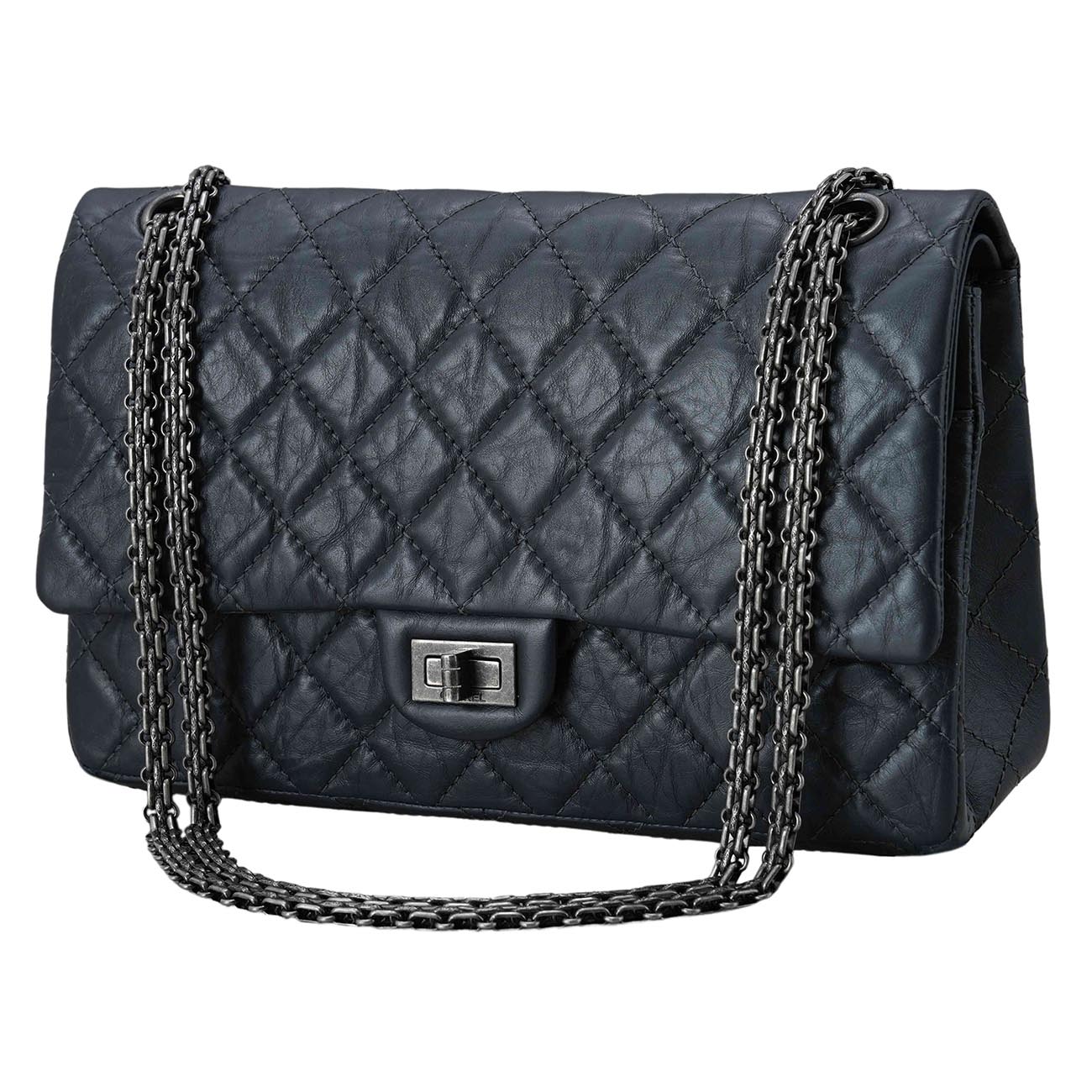 CHANEL(USED)샤넬 2.55 빈티지 미듐28 플랩백