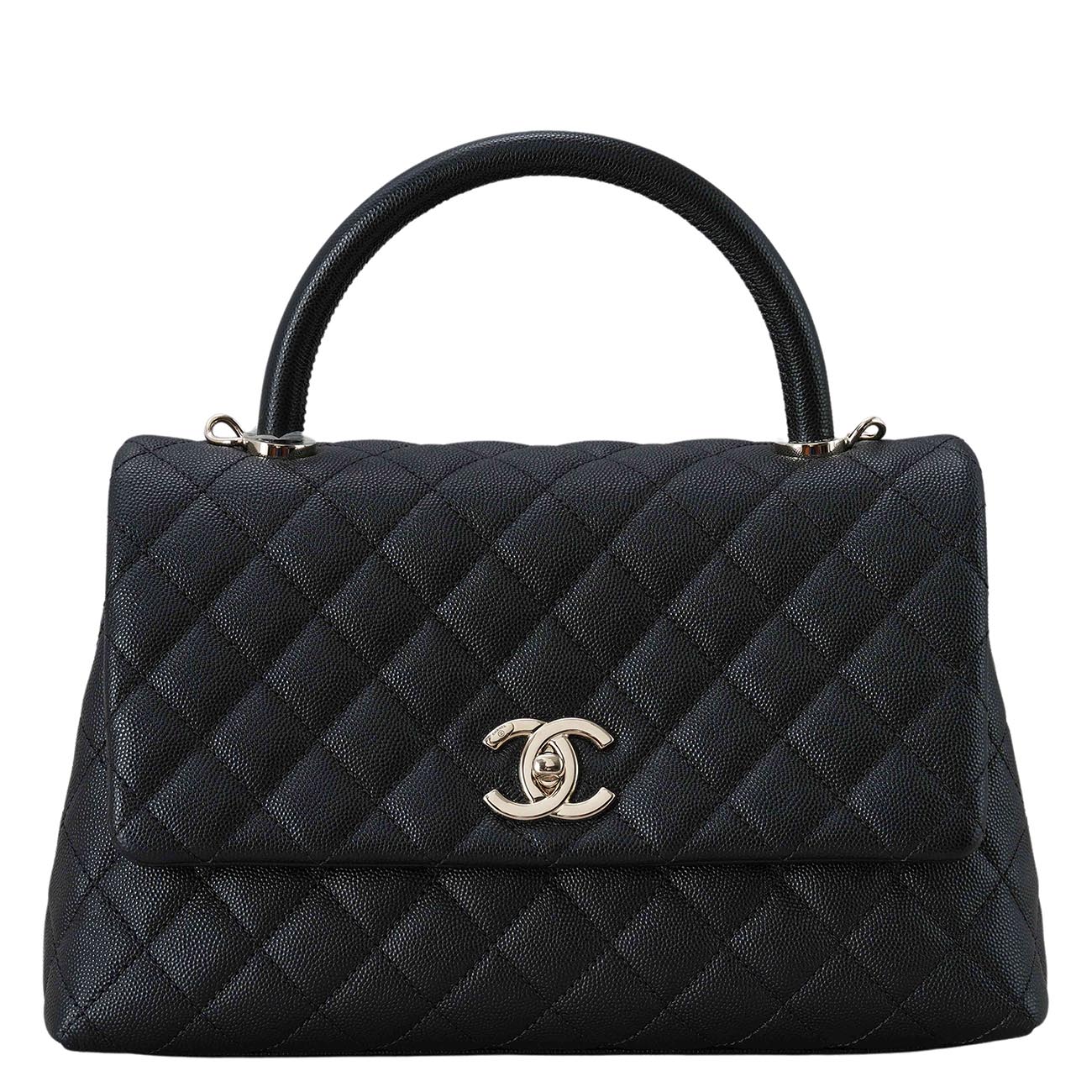 CHANEL(USED)샤넬 캐비어 코코핸들 미듐