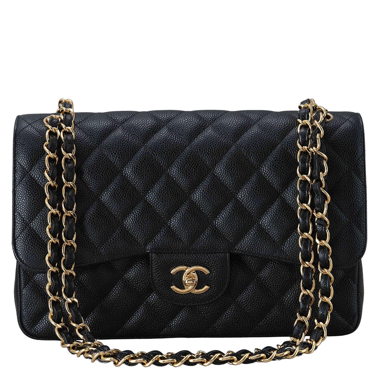 CHANEL(USED)샤넬 캐비어 클래식 라지 플랩백