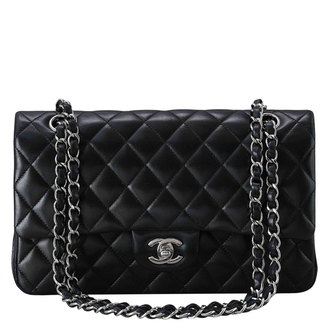 CHANEL(USED)샤넬 클래식 램스킨 미듐