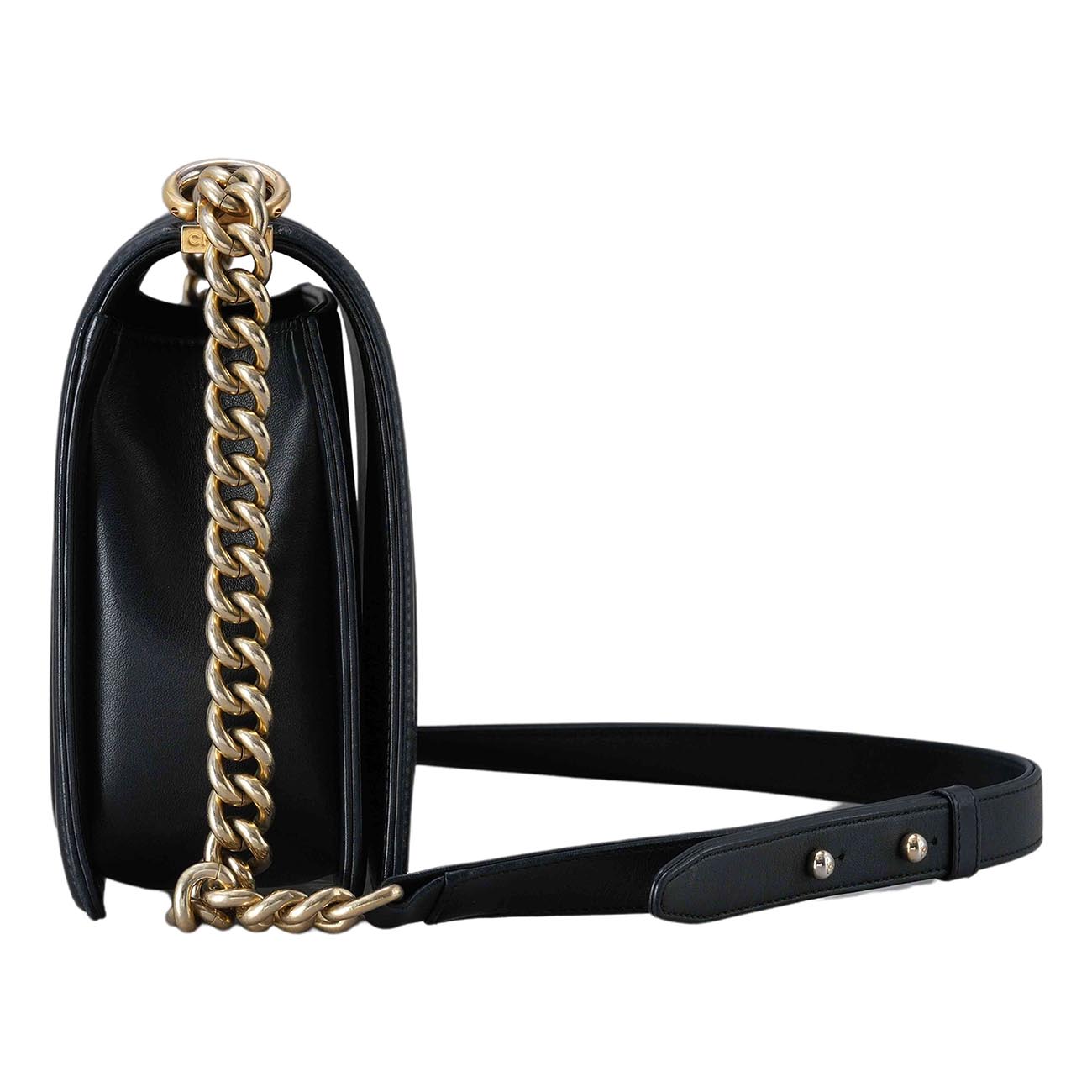 CHANEL(USED)샤넬 램스킨 보이샤넬 뉴미듐 플랩백