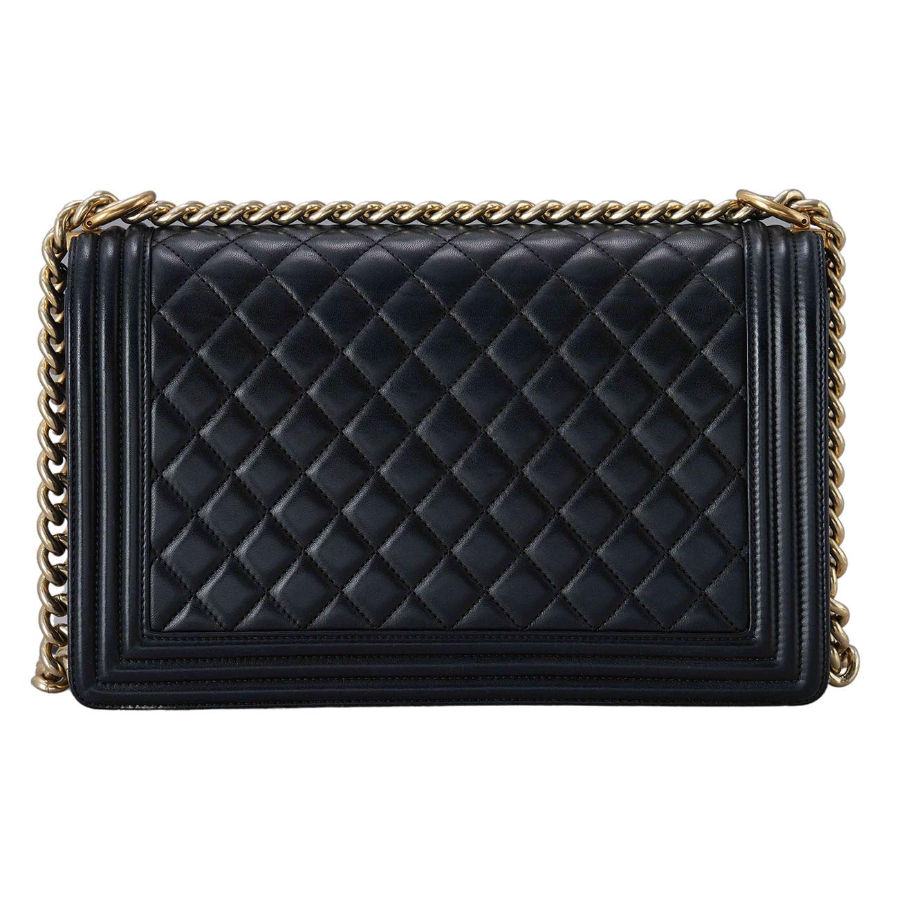 CHANEL(USED)샤넬 램스킨 보이샤넬 뉴미듐 플랩백