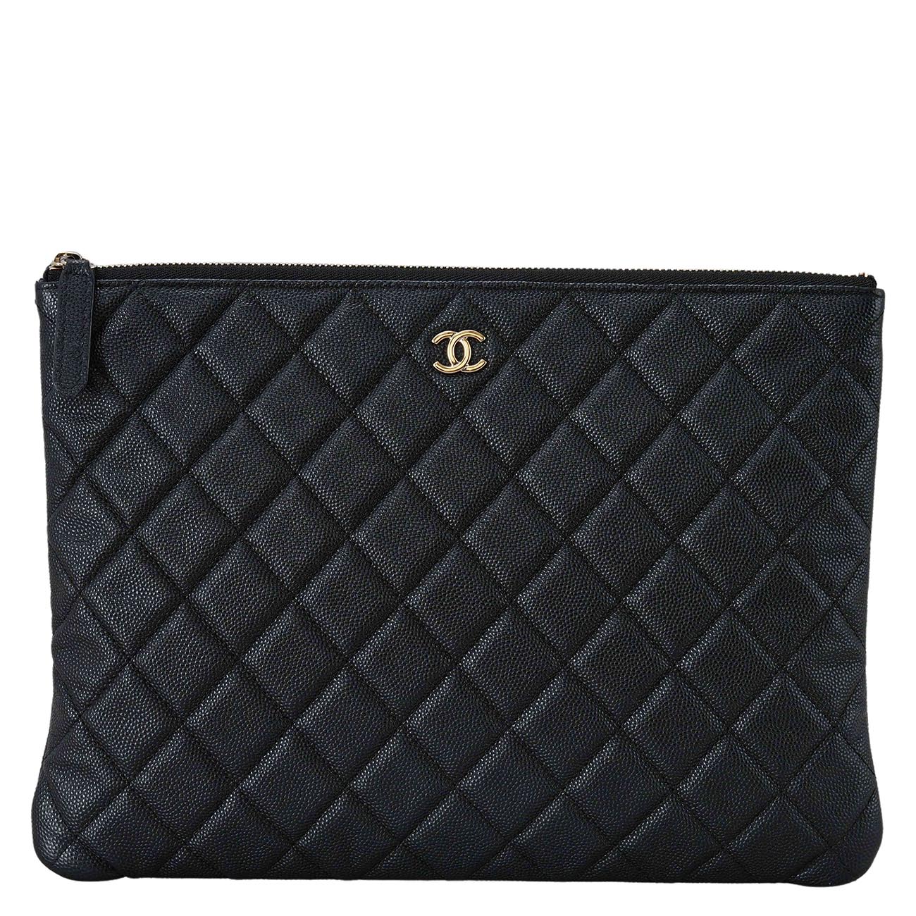 CHANEL(USED)샤넬 캐비어 클래식 클러치 뉴미듐