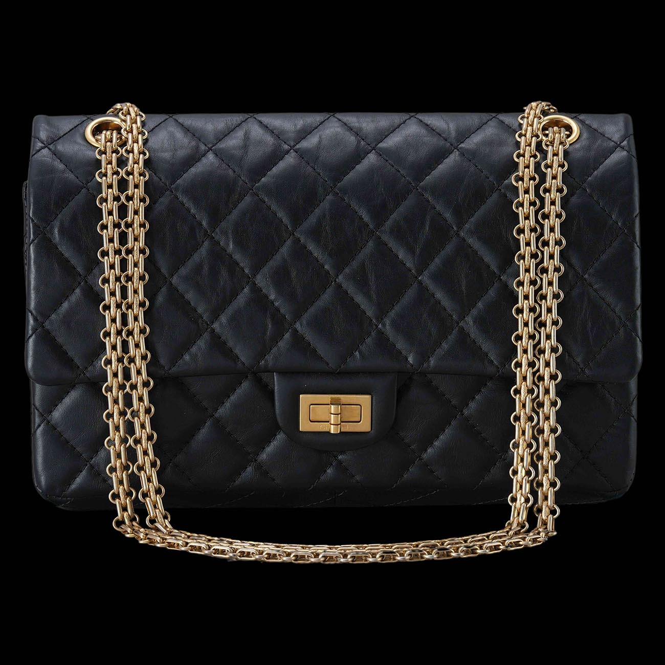 CHANEL(USED)샤넬 2.55 빈티지 라지 플랩백
