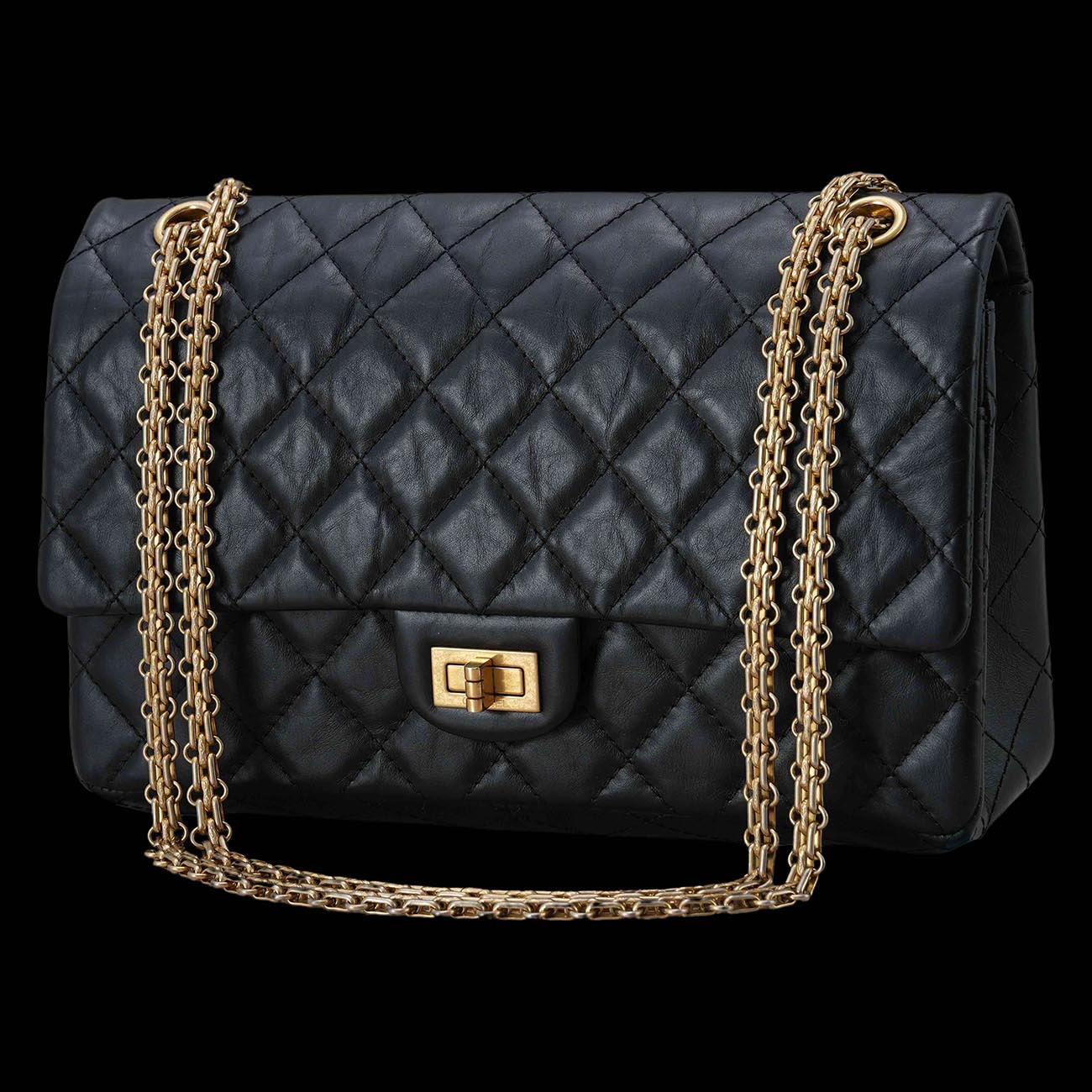 CHANEL(USED)샤넬 2.55 빈티지 라지 플랩백