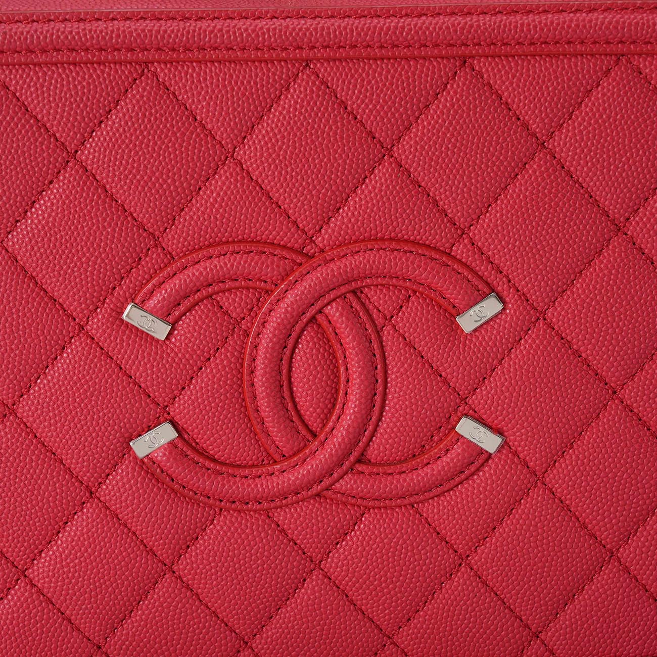 CHANEL(USED)샤넬 코스매틱 토트 겸 숄더백
