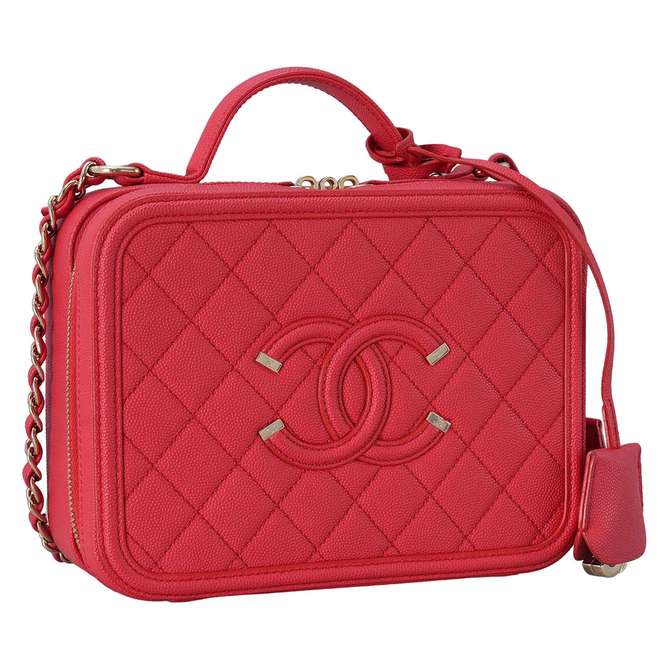 CHANEL(USED)샤넬 코스매틱 토트 겸 숄더백