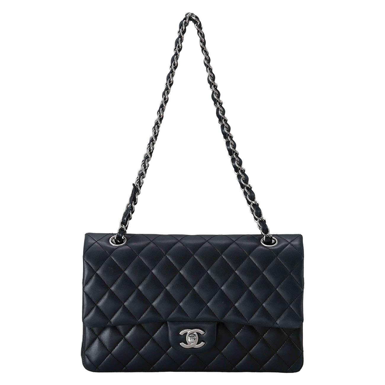 CHANEL(USED)샤넬 램스킨 클래식 미듐 플랩백