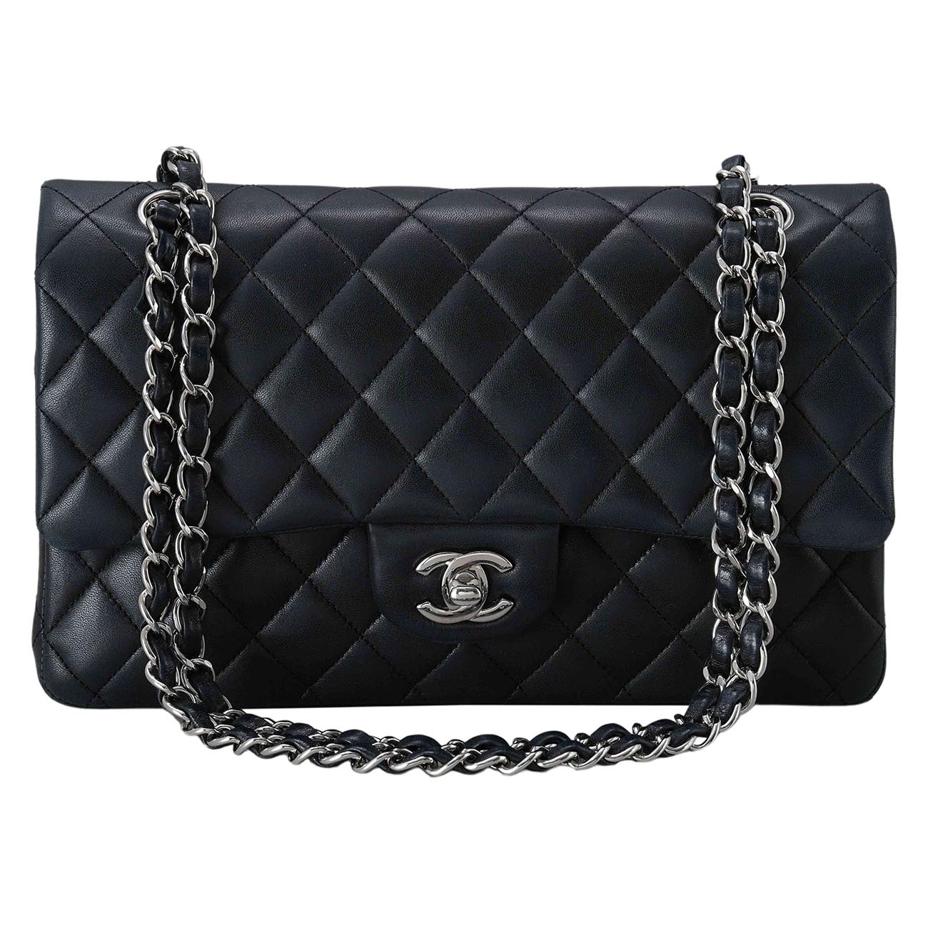 CHANEL(USED)샤넬 램스킨 클래식 미듐 플랩백
