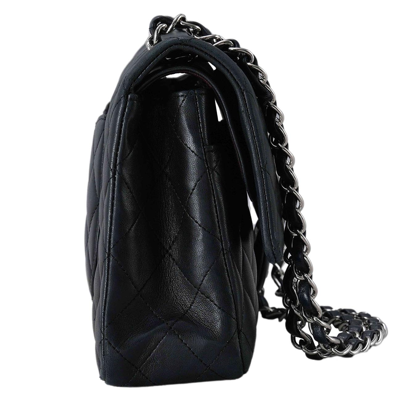 CHANEL(USED)샤넬 램스킨 클래식 미듐 플랩백