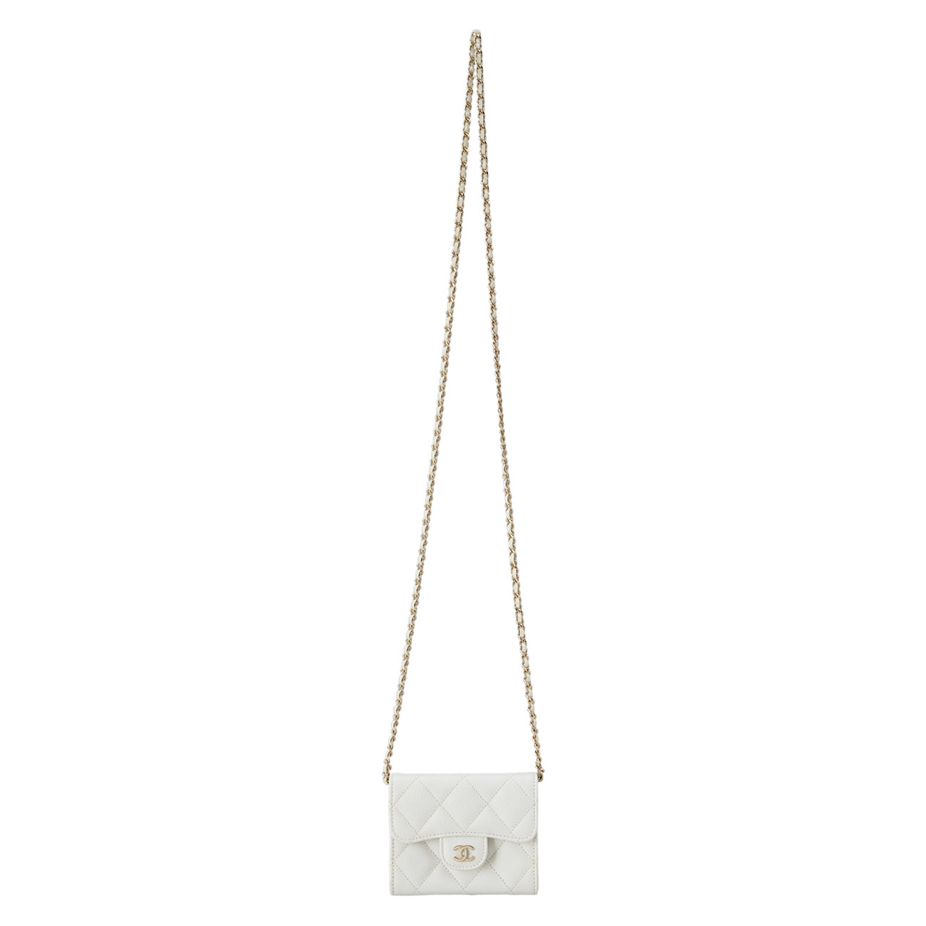 CHANEL(USED)샤넬 캐비어 동전 체인백