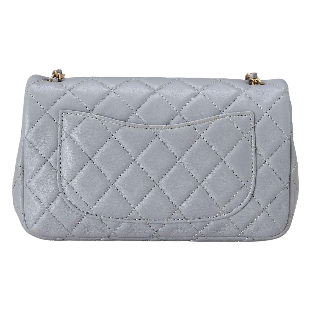 CHANEL(USED)샤넬 램스킨 뉴미니 골든볼 플랩백