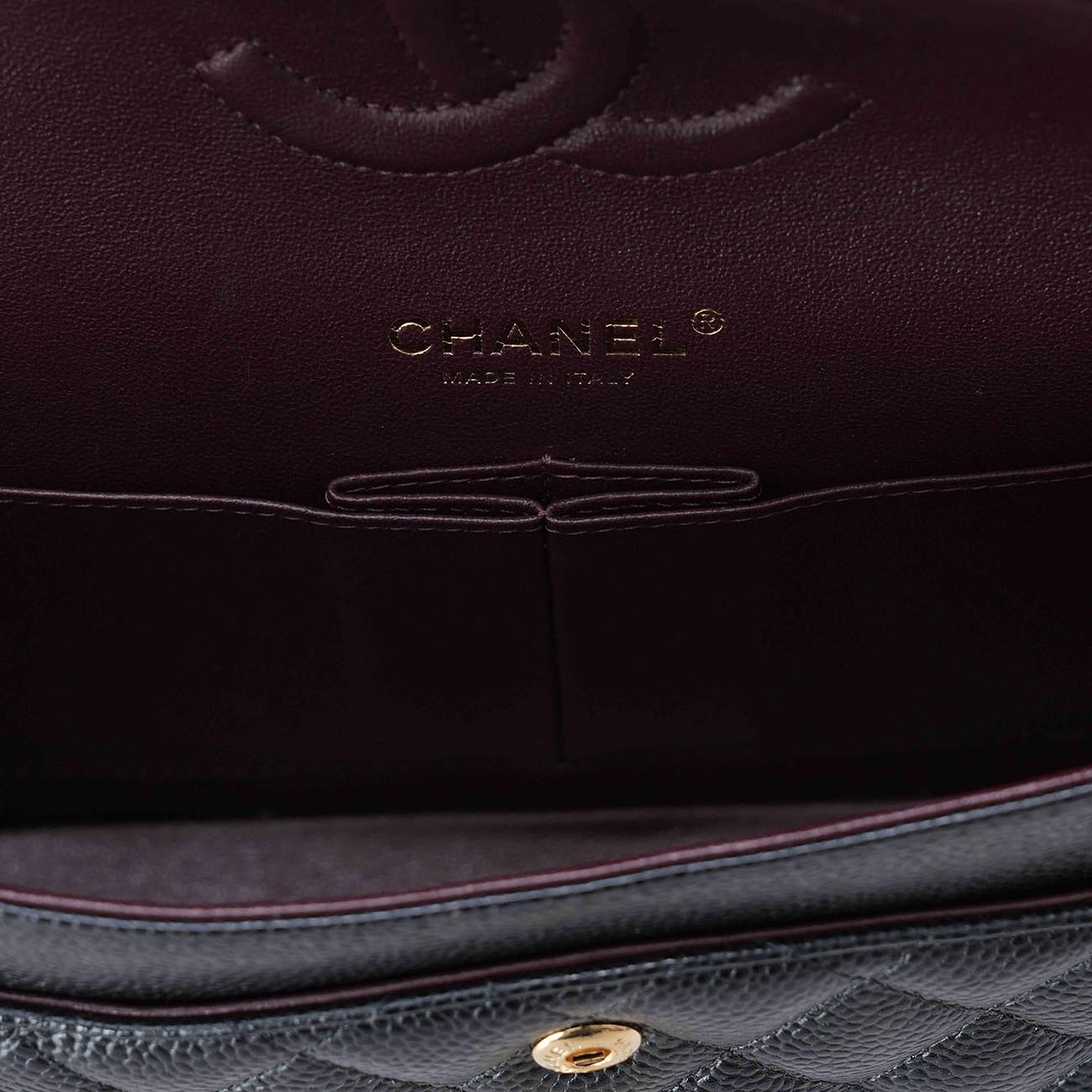 CHANEL(USED)샤넬 A01112 캐비어 클래식 미듐 플랩백