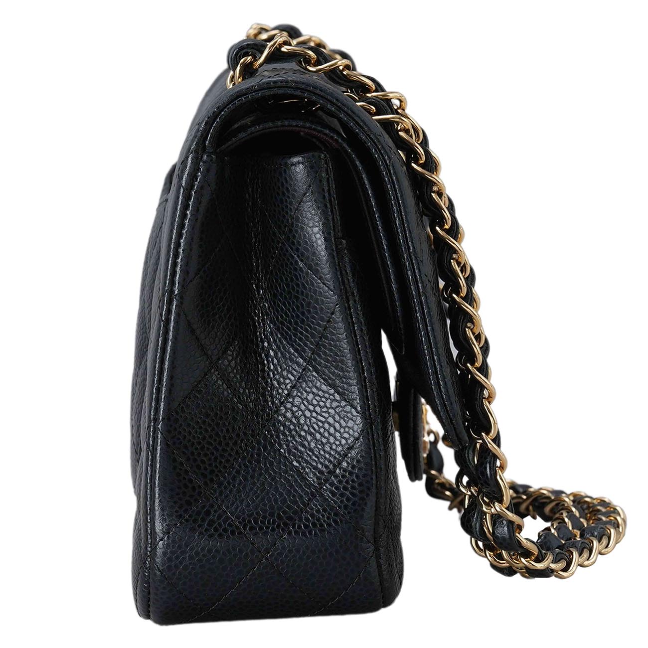 CHANEL(USED)샤넬 A01112 캐비어 클래식 미듐 플랩백