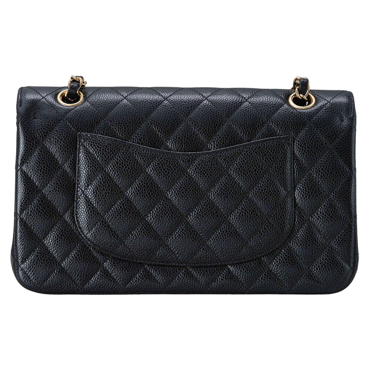 CHANEL(USED)샤넬 A01112 캐비어 클래식 미듐 플랩백