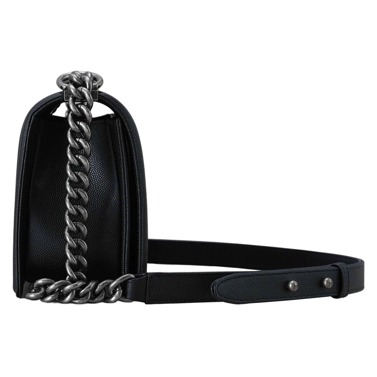 CHANEL(USED)샤넬 A67086 캐비어 보이샤넬 미듐 플랩백