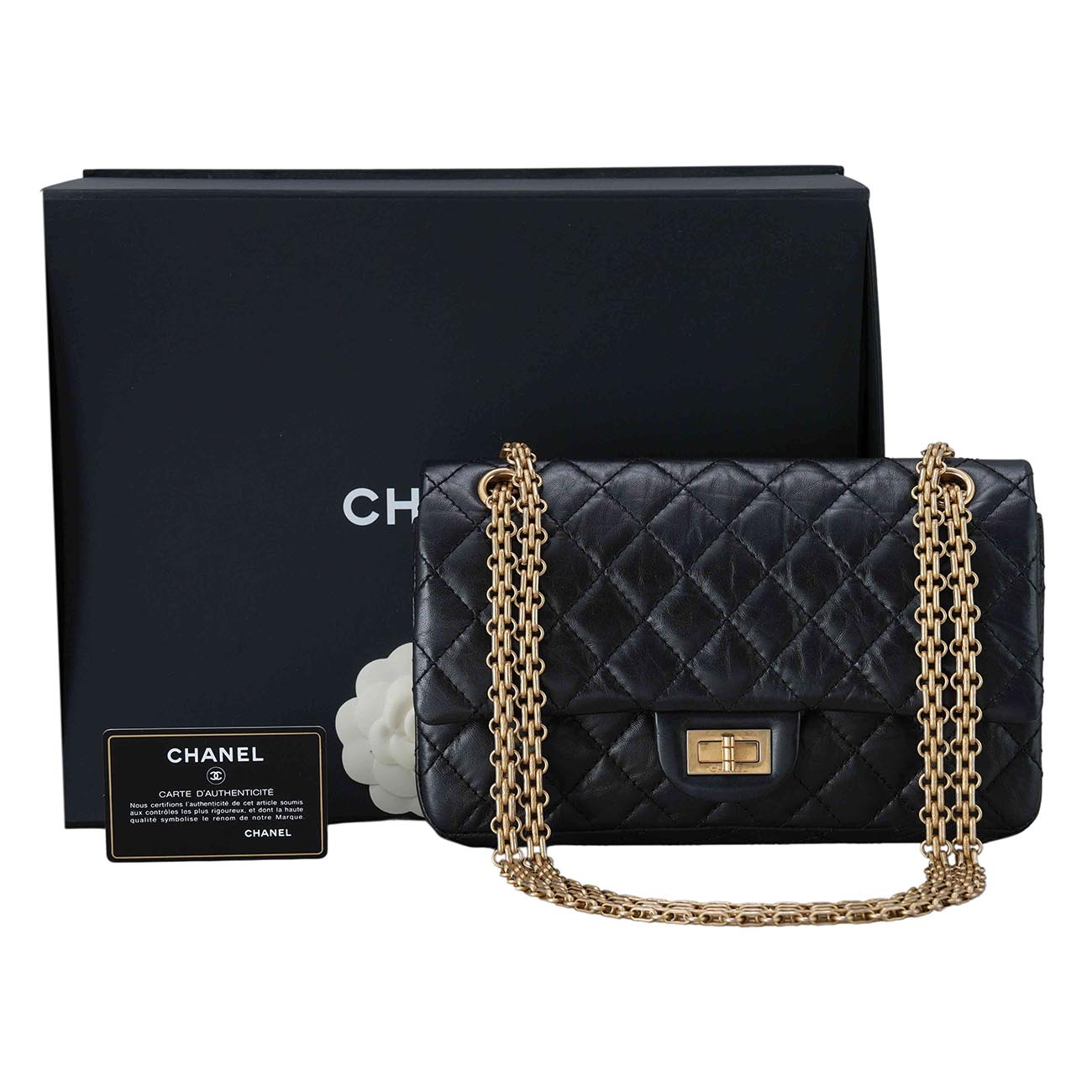 CHANEL(USED)샤넬 2.55 빈티지 미듐 플랩백