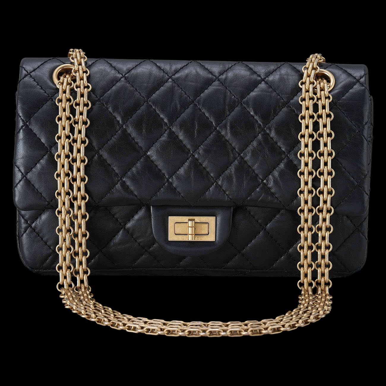 CHANEL(USED)샤넬 2.55 빈티지 미듐 플랩백