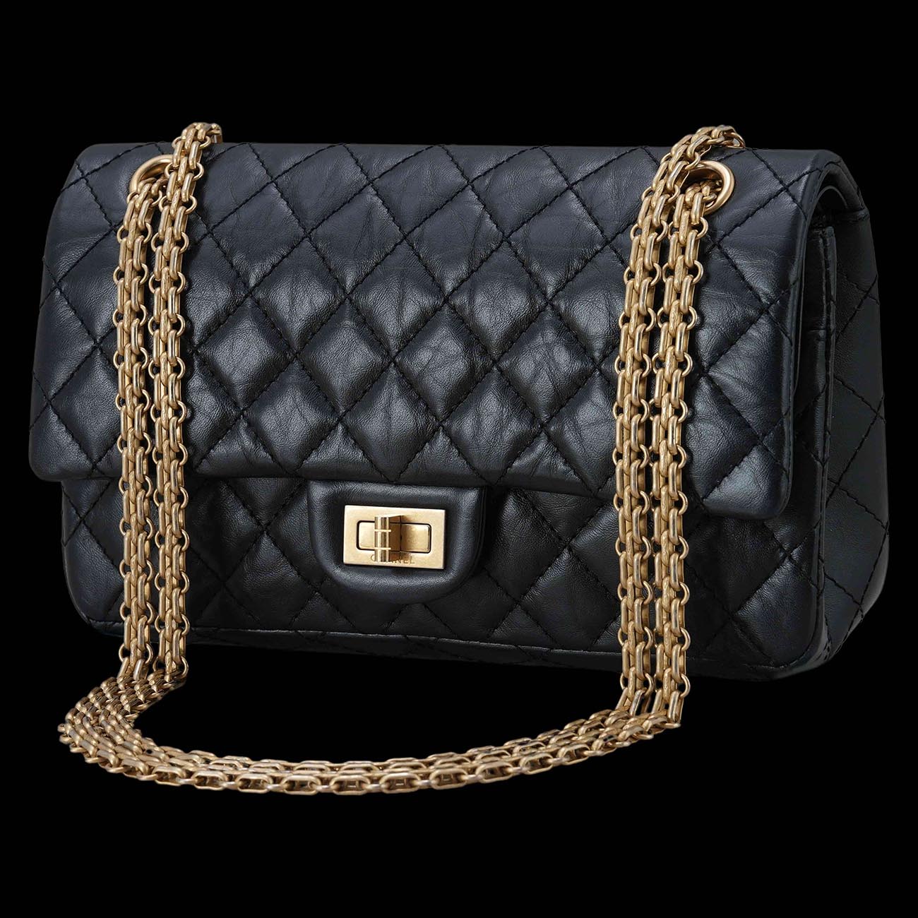 CHANEL(USED)샤넬 2.55 빈티지 미듐 플랩백