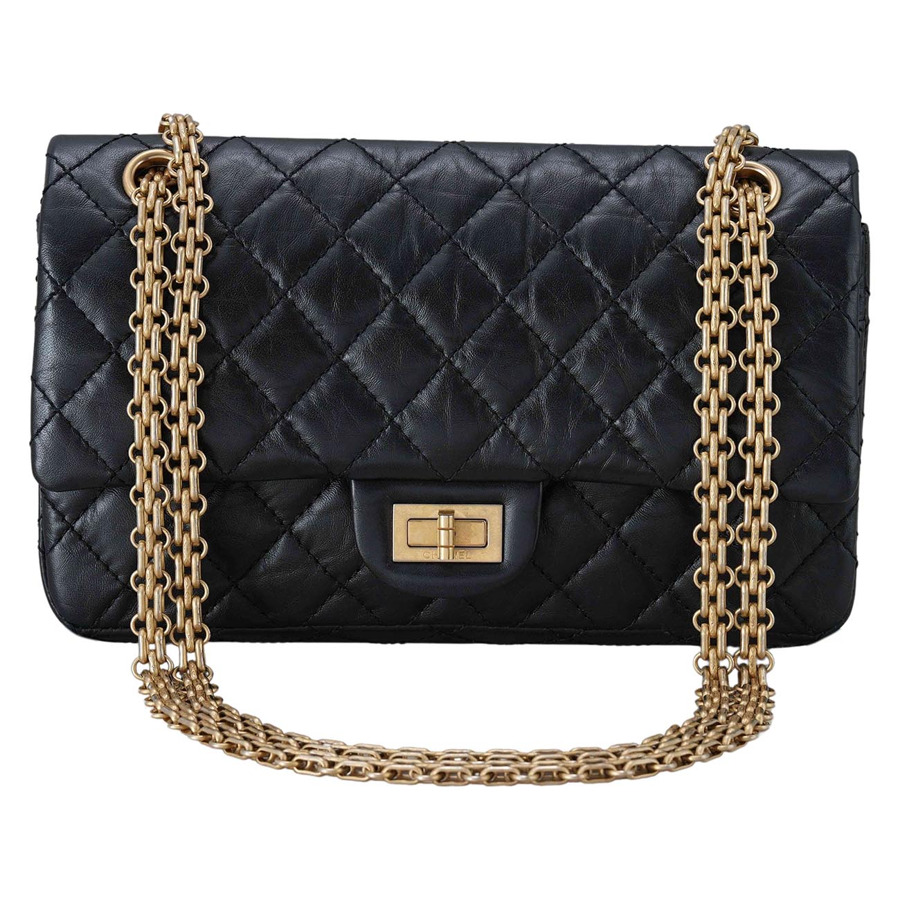 CHANEL(USED)샤넬 2.55 빈티지 미듐 플랩백