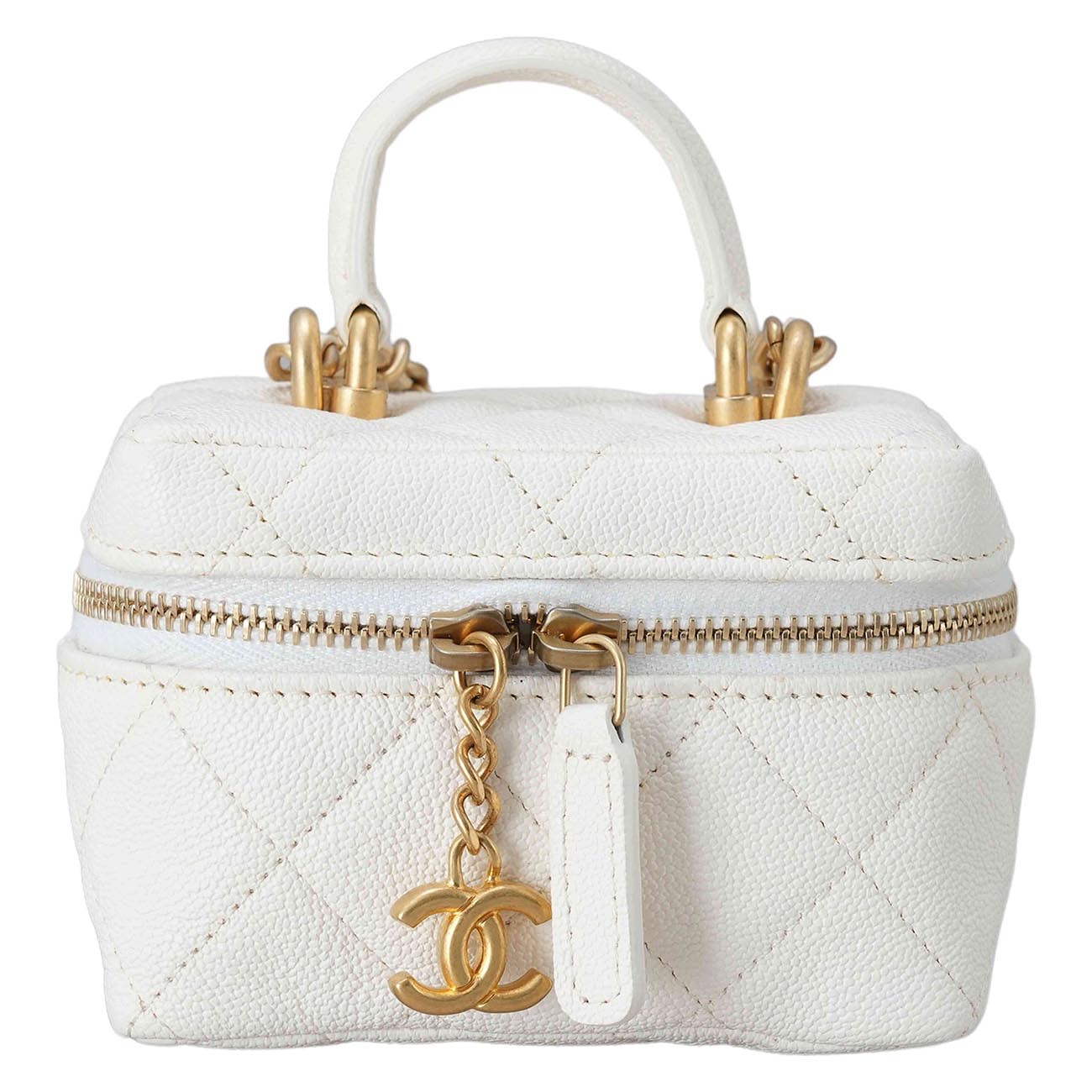 CHANEL(USED)샤넬 AP2194 베니티 탑핸들 미니 체인백